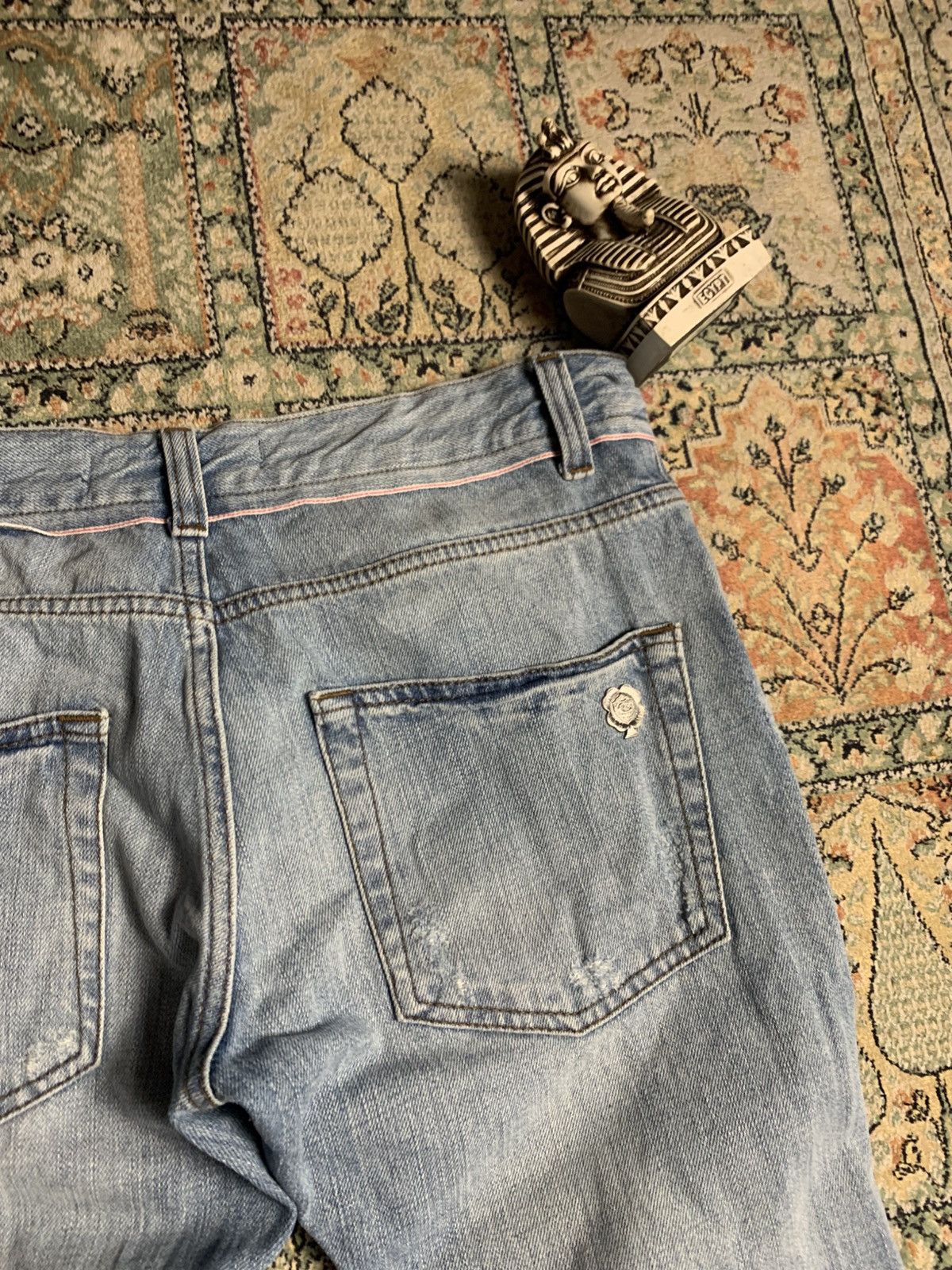 Just Cavalli × Roberto Cavalli Just Cavalli Distressed jeans Pants Size US 33 - 14 Thumbnail