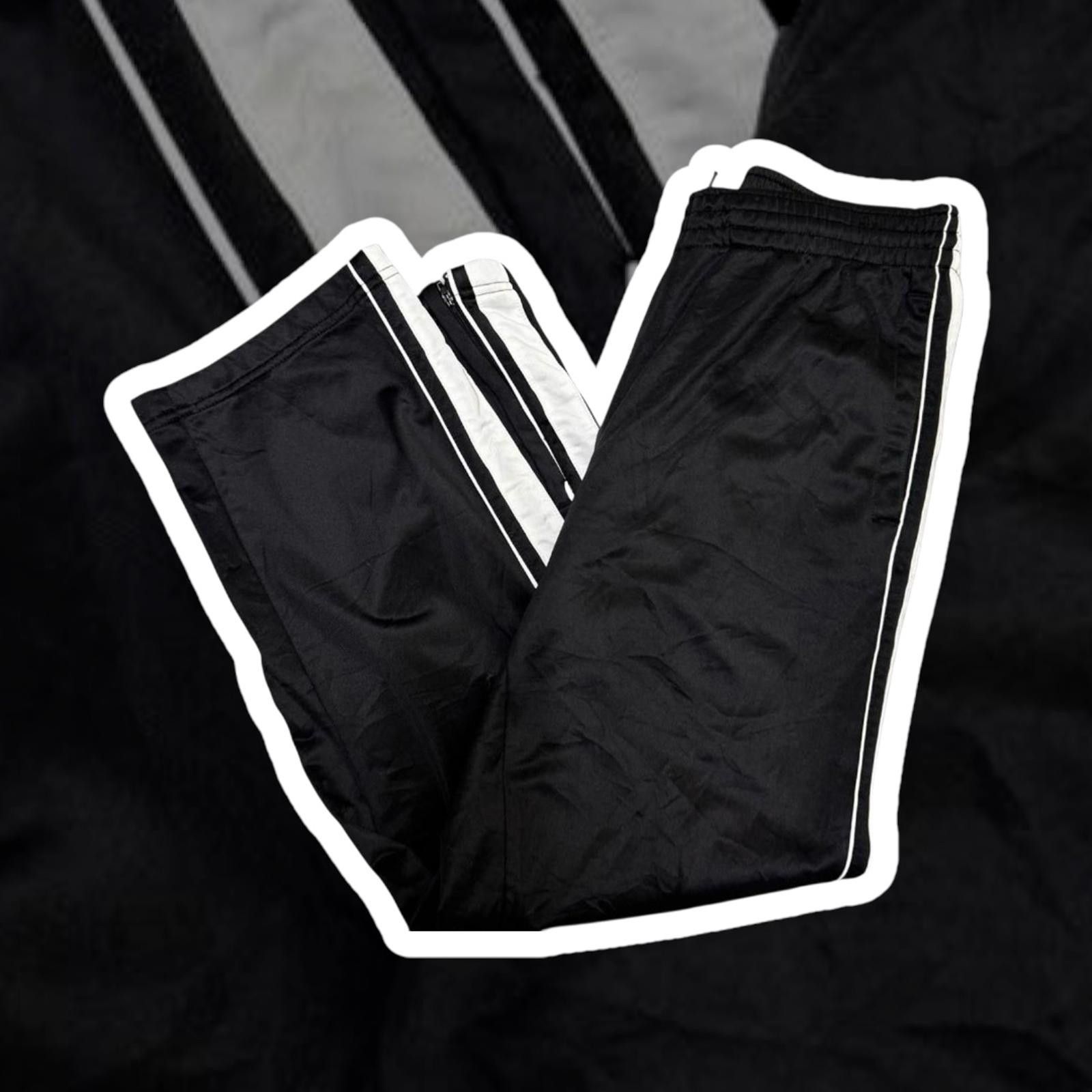 Designer NBNgear Men's Track Pants - Black with White Stripes Size US 32 / EU 48 - 1 Thumbnail