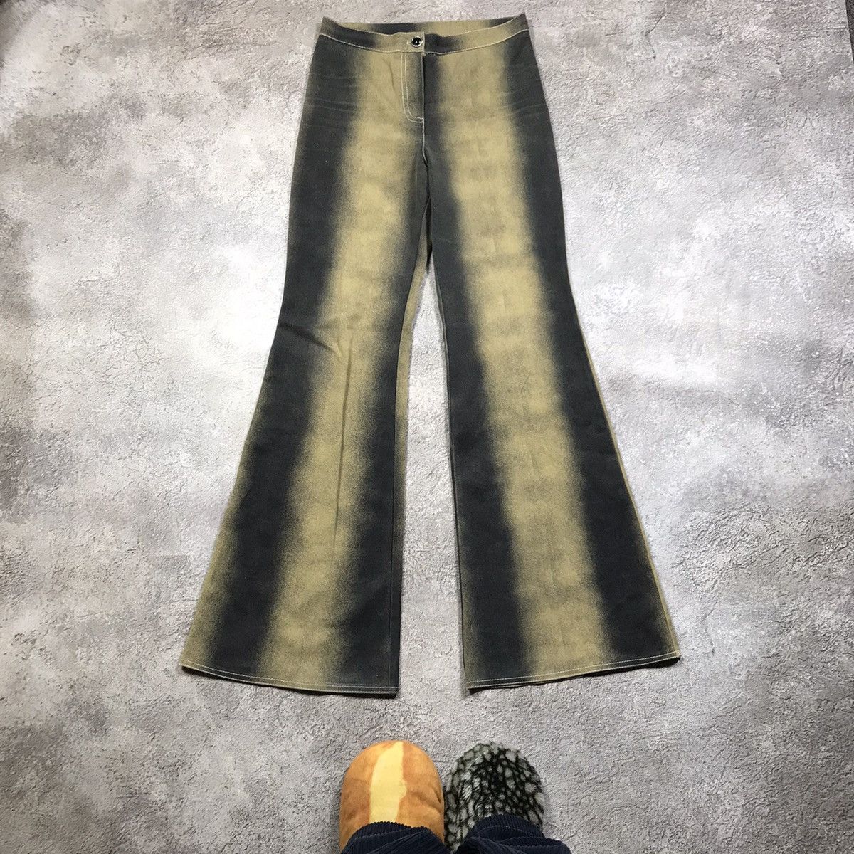 Vintage Y2K Baggy Wide Leg Flared Pants Techwear Archive Logo 27 Size 27" / US 4 / IT 40 - 1 Thumbnail