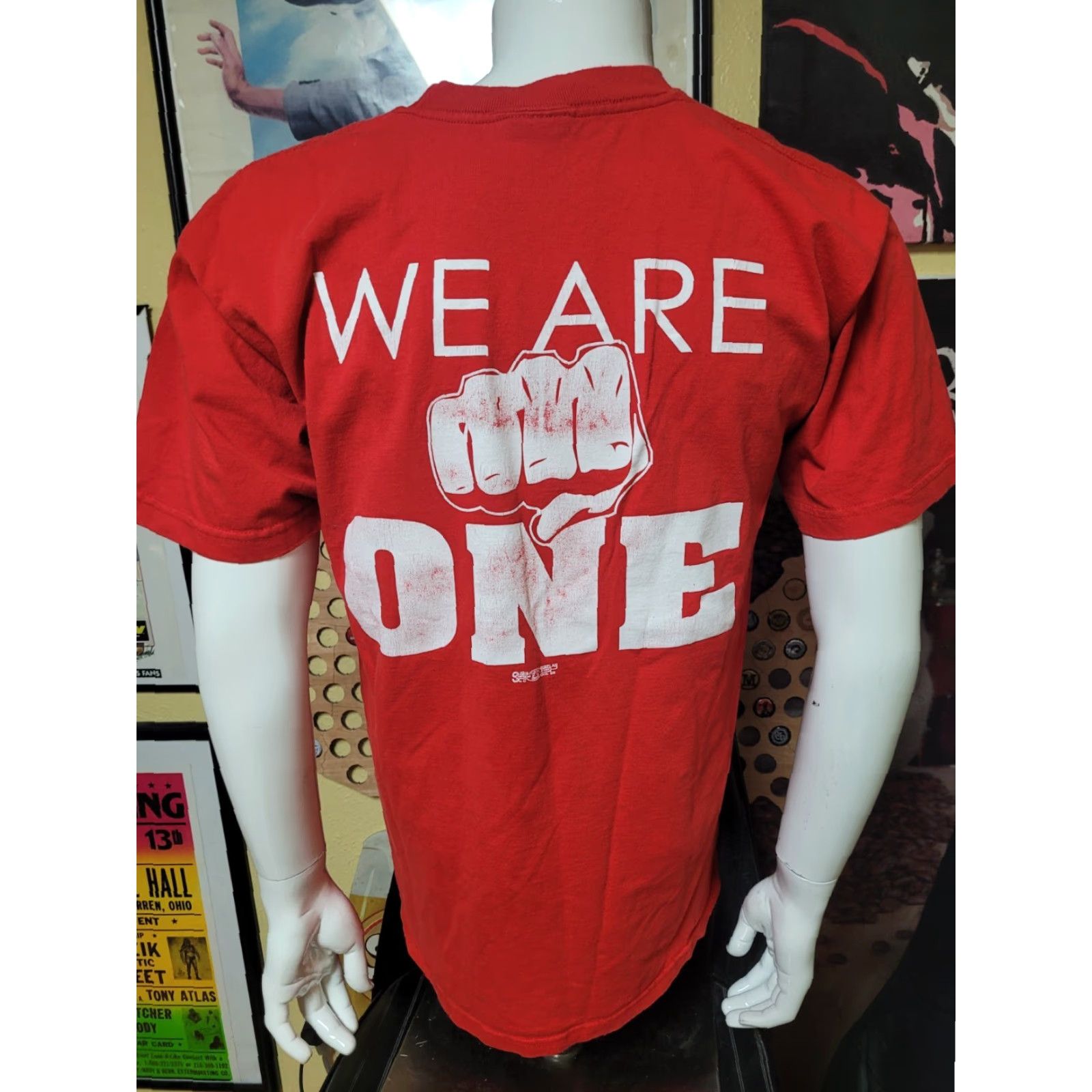 Vintage AFT TFT Toledo Federation of Teachers T Shirt Large Unionmade 100% Cotton Red Graphic Tee Men Short Sleeve Shirt Size US L / EU 52-54 / 3 - 3 Thumbnail
