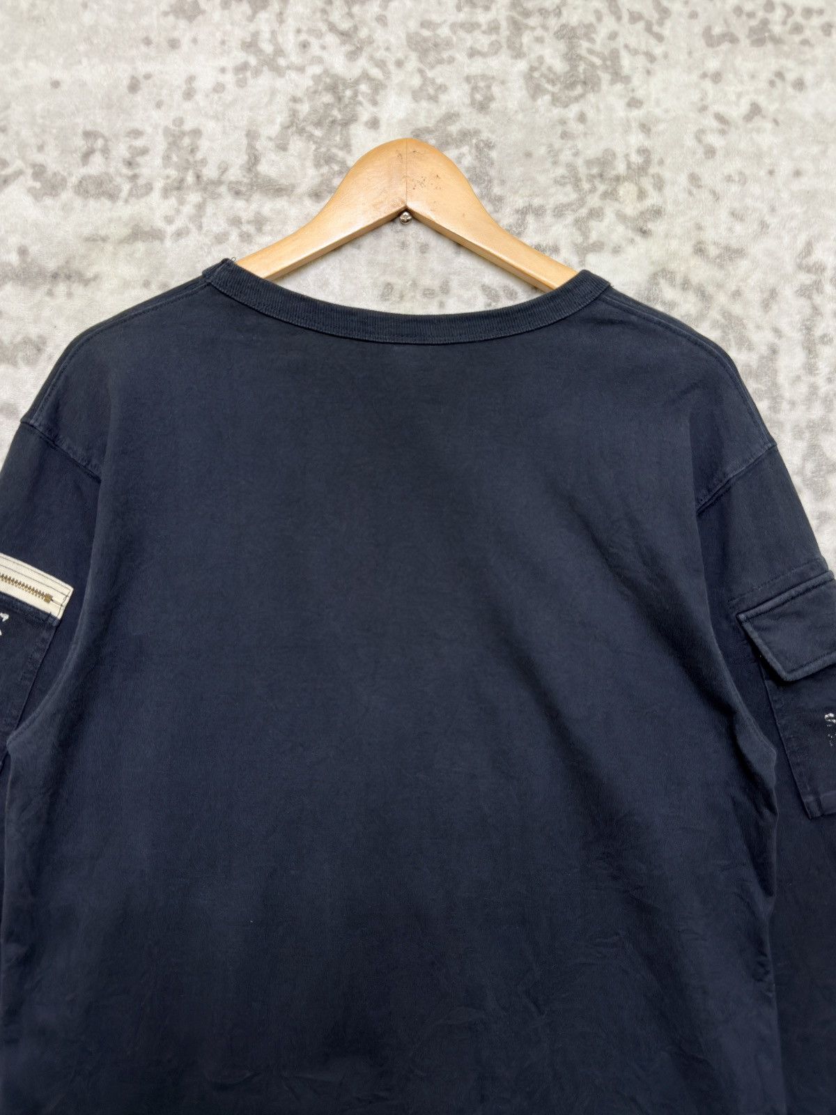 Avirex AVIREX Military Fatigue Long Sleeve Navy Utility Pocket Size US M / EU 48-50 / 2 - 12 Thumbnail