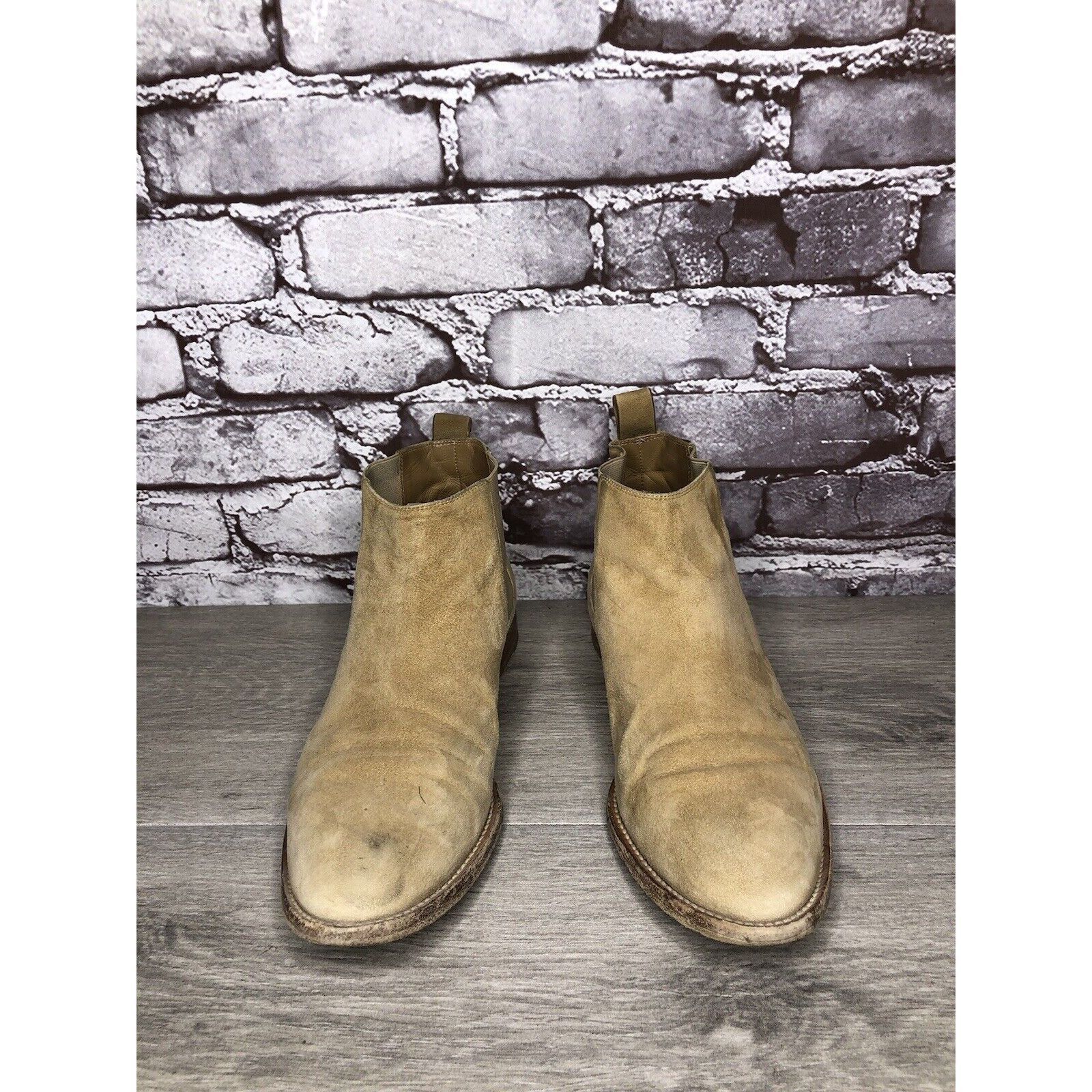 Other JENNI KAYNE Beige Suede Leather Casual Ankle Chelsea Boots W Size US 8 / IT 38 - 18 Thumbnail
