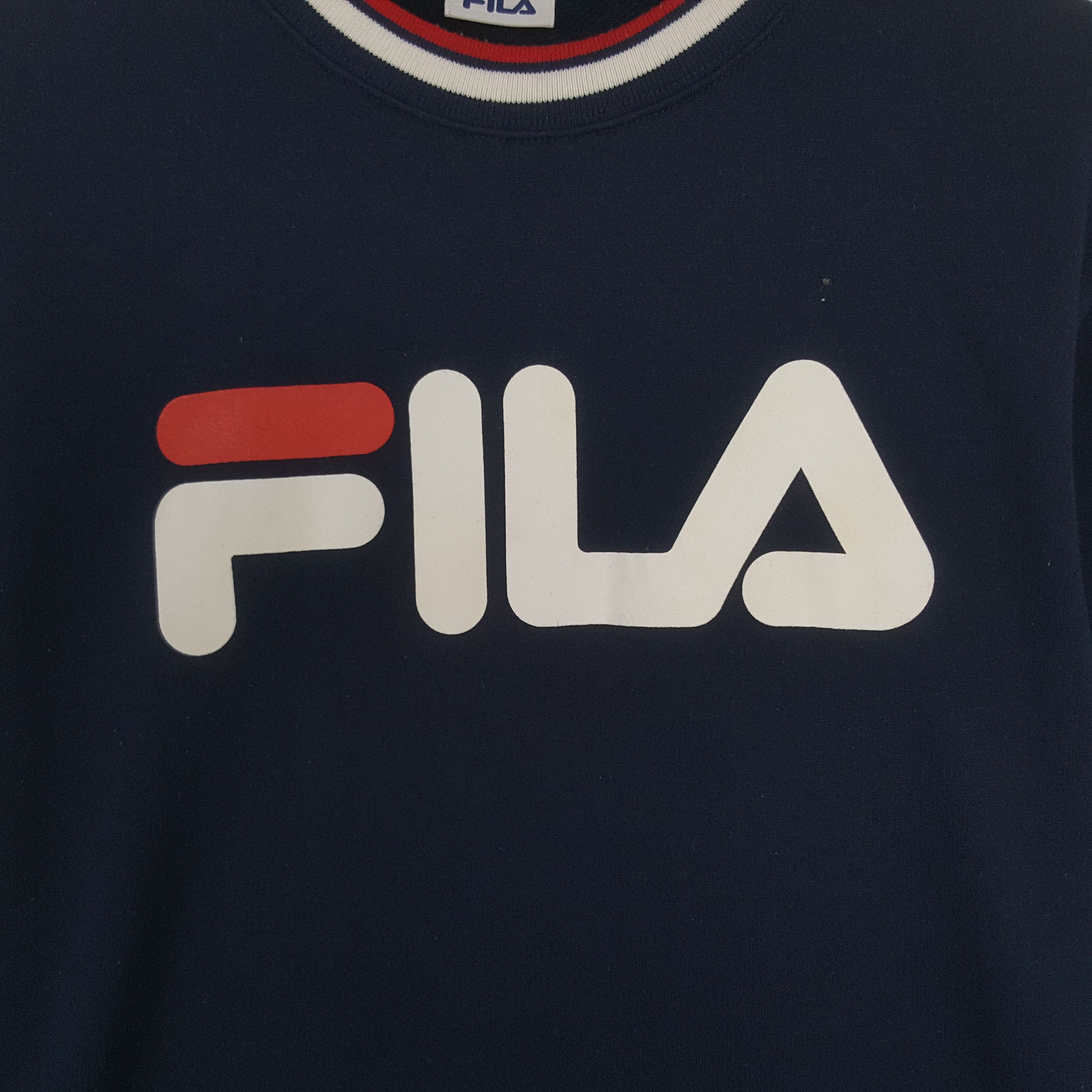 Fila × Vintage Vintage Fila Logo Sweatshirt Size US S / EU 44-46 / 1 - 2 Thumbnail