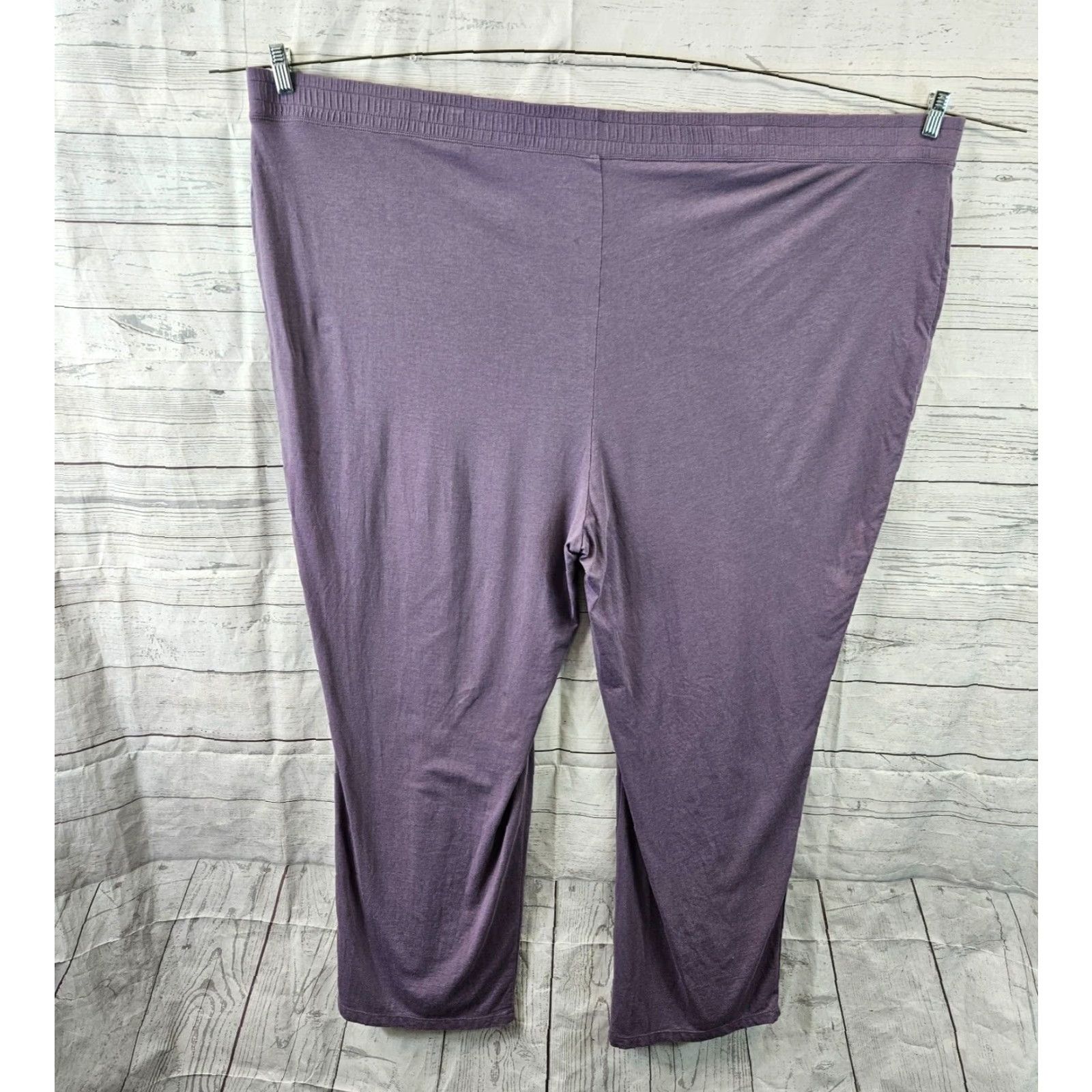 Vintage Universal Standard Womens Mola Lounge Pants Sz 3XL 34-36 Purple Pull On Pockets Size 24" / US 00 / IT 34 - 3 Thumbnail