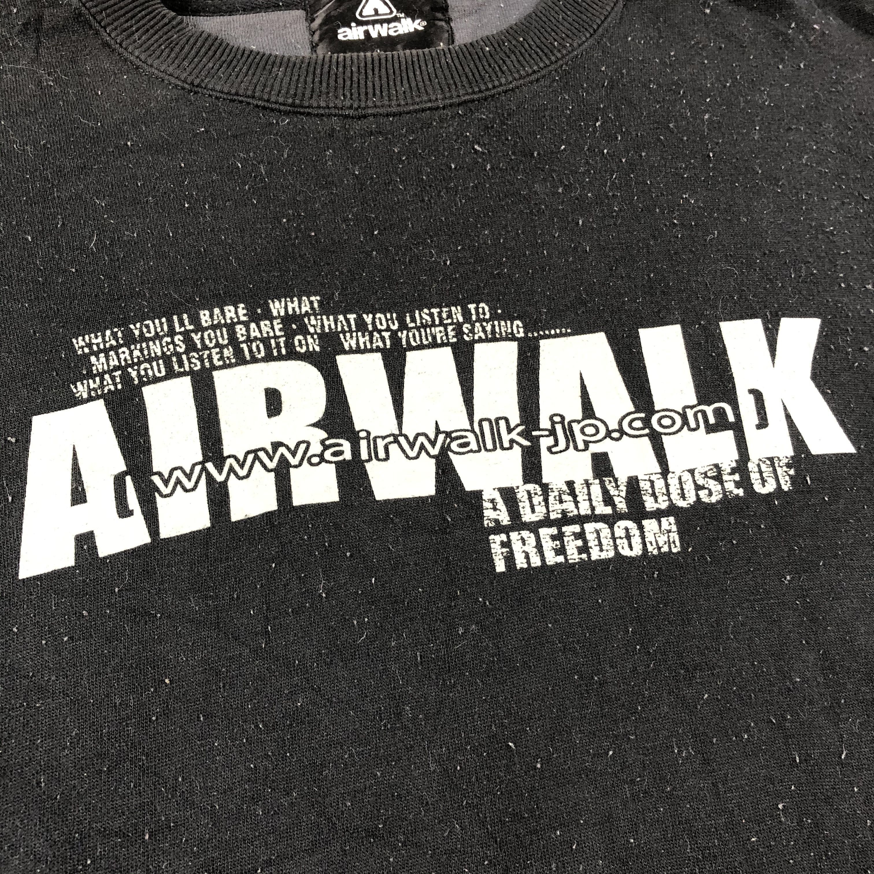 Japanese Brand Japanese Brand Airwalk Pullover Sweatshirt Jumper F124 Size US XL / EU 56 / 4 - 4 Thumbnail
