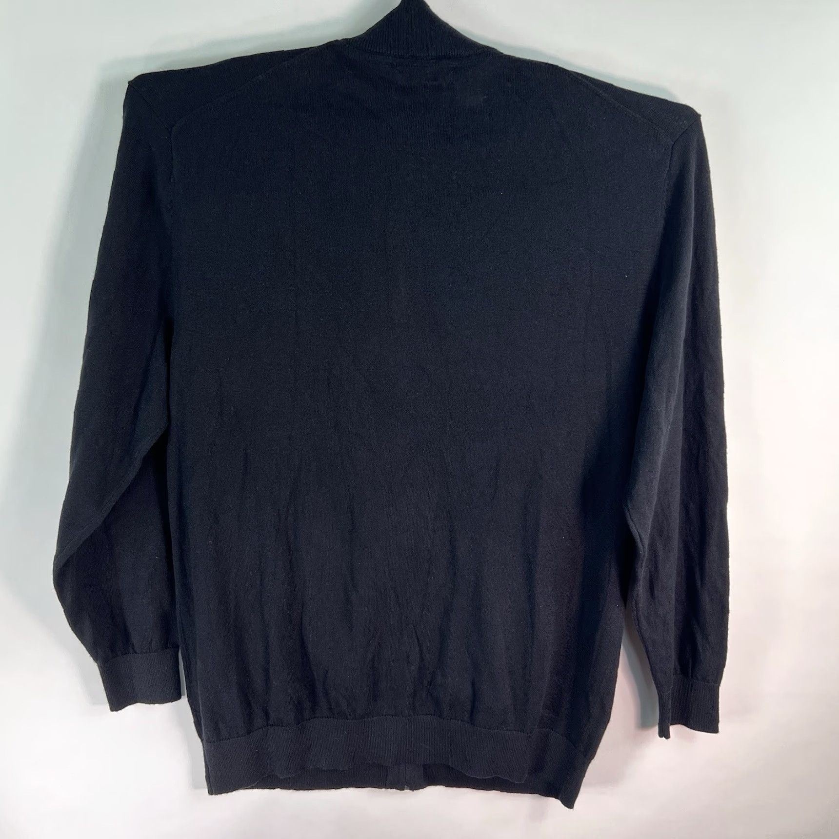 Liz Claiborne VINTAGE Claiborne Full Zip Sweater Men’s 2XL Black NWT Size US XXL / EU 58 / 5 - 5 Thumbnail