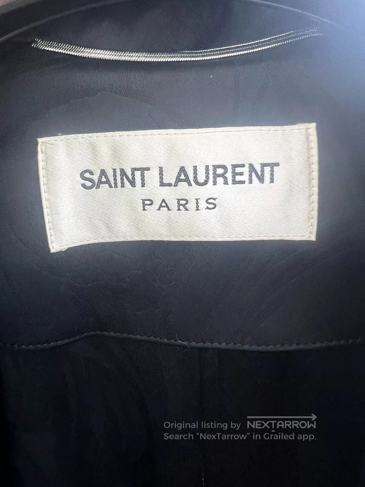 Saint Laurent Paris Saint Laurent Black Satin Kimono Robe. Size M / US 6-8 / IT 42-44 - 5 Thumbnail