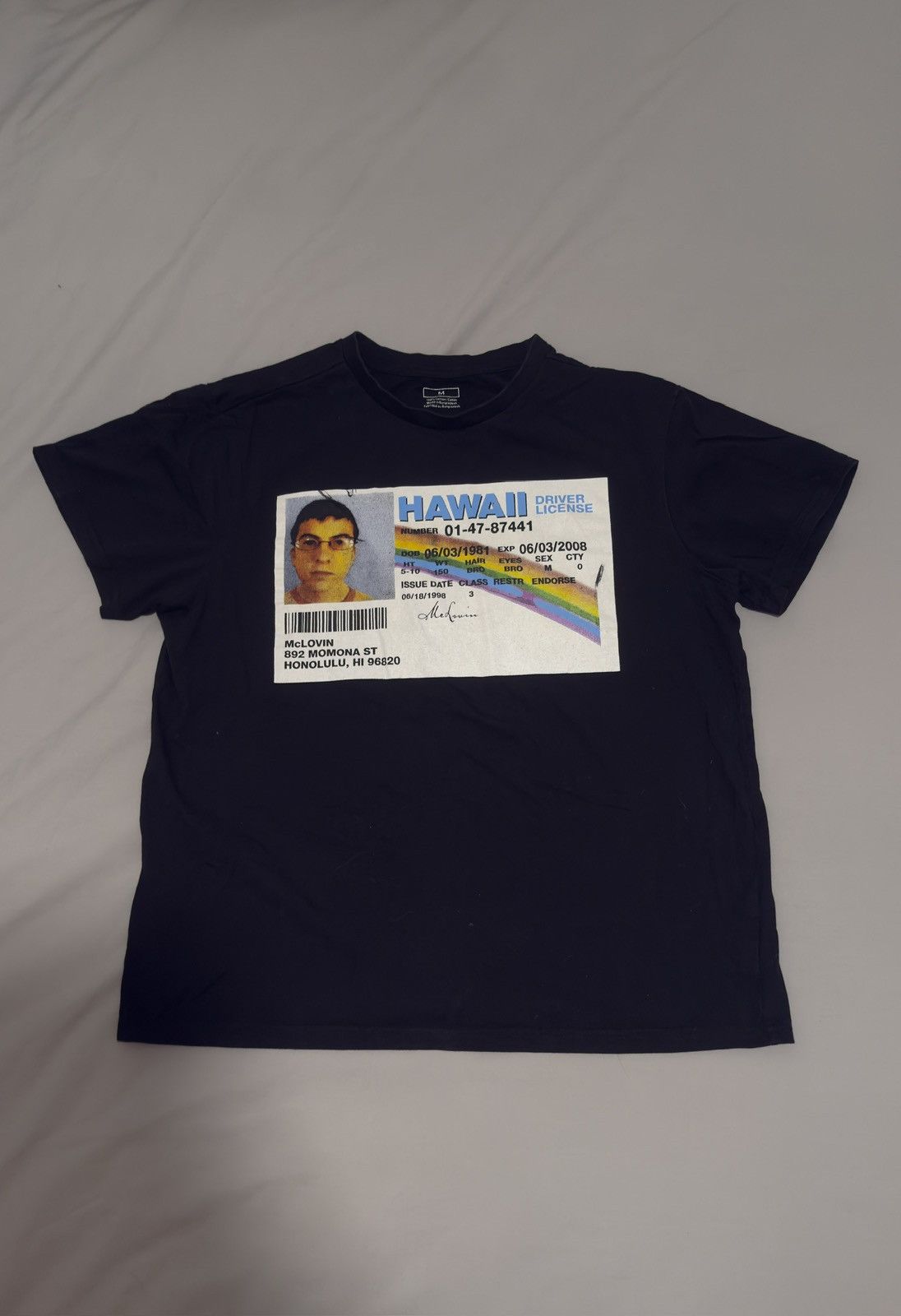 non Vintage boxy McLovin’s Hawaii license card Size US S / EU 44-46 / 1 - 1 Preview