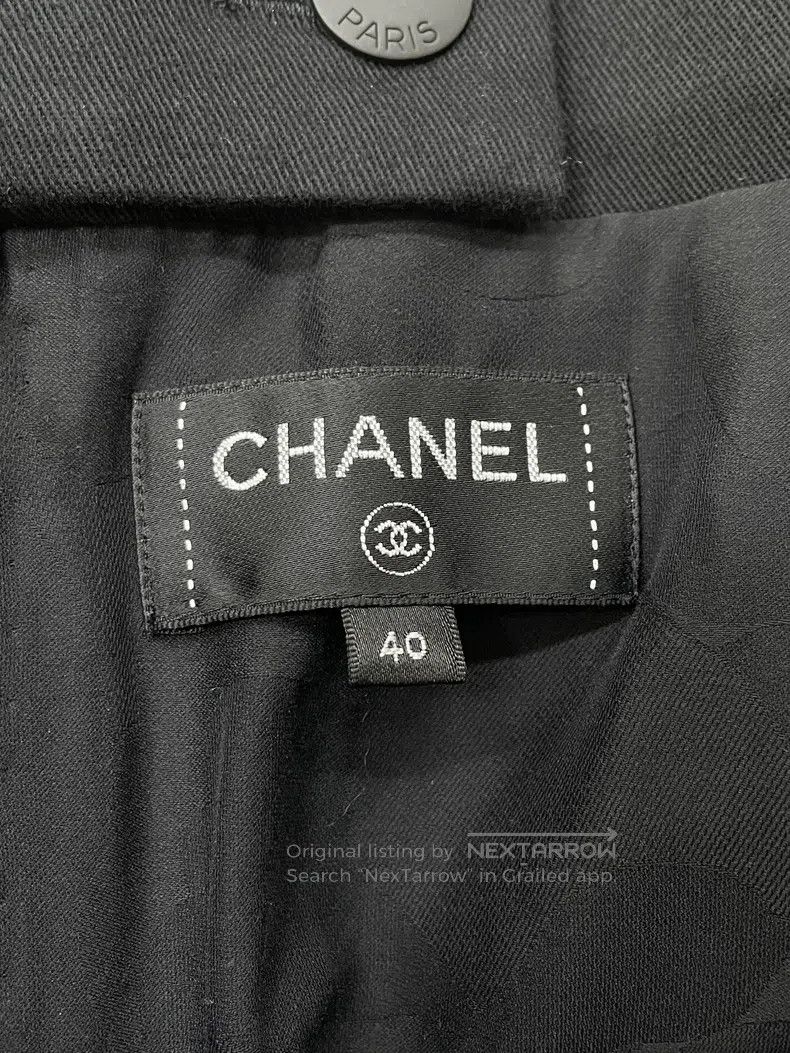 Chanel Chanel Black skirt Size 26" / US 2 / IT 38 - 4 Thumbnail