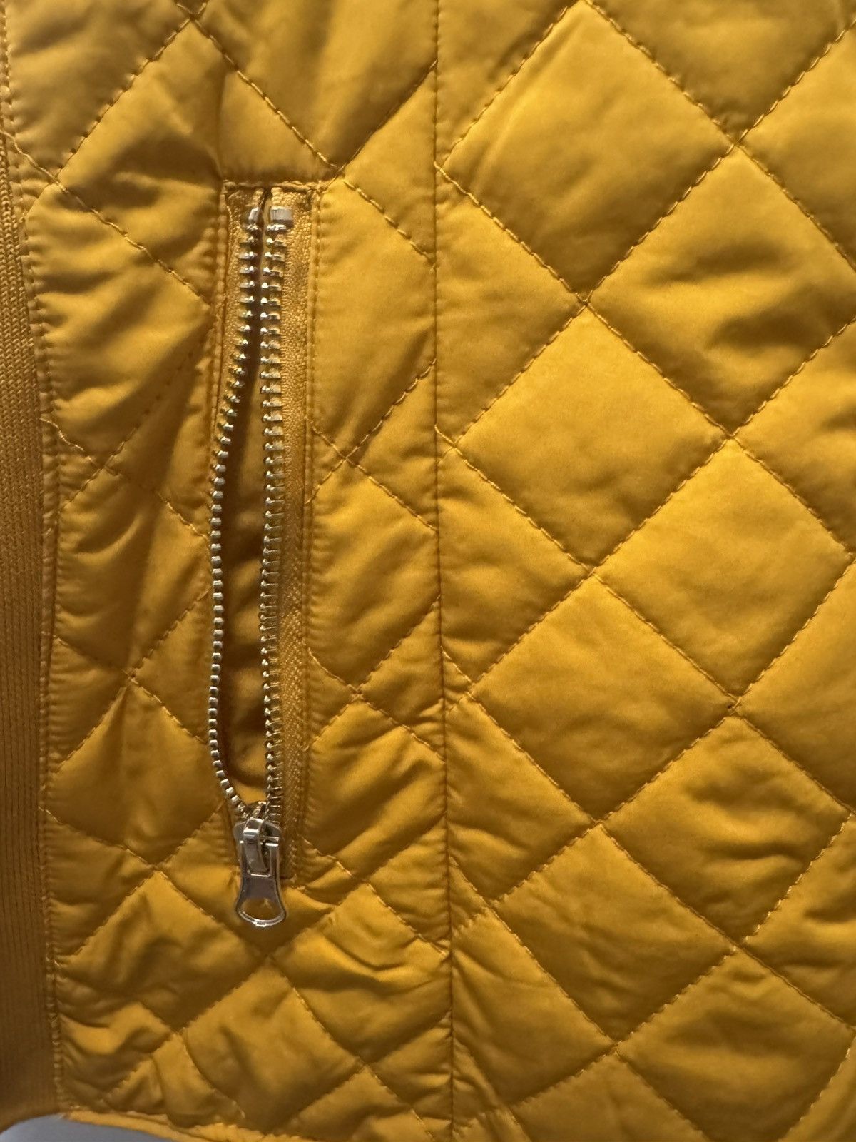 Other New York & Company Woman’s Mustard Quilted Vest Size M / US 6-8 / IT 42-44 - 6 Thumbnail