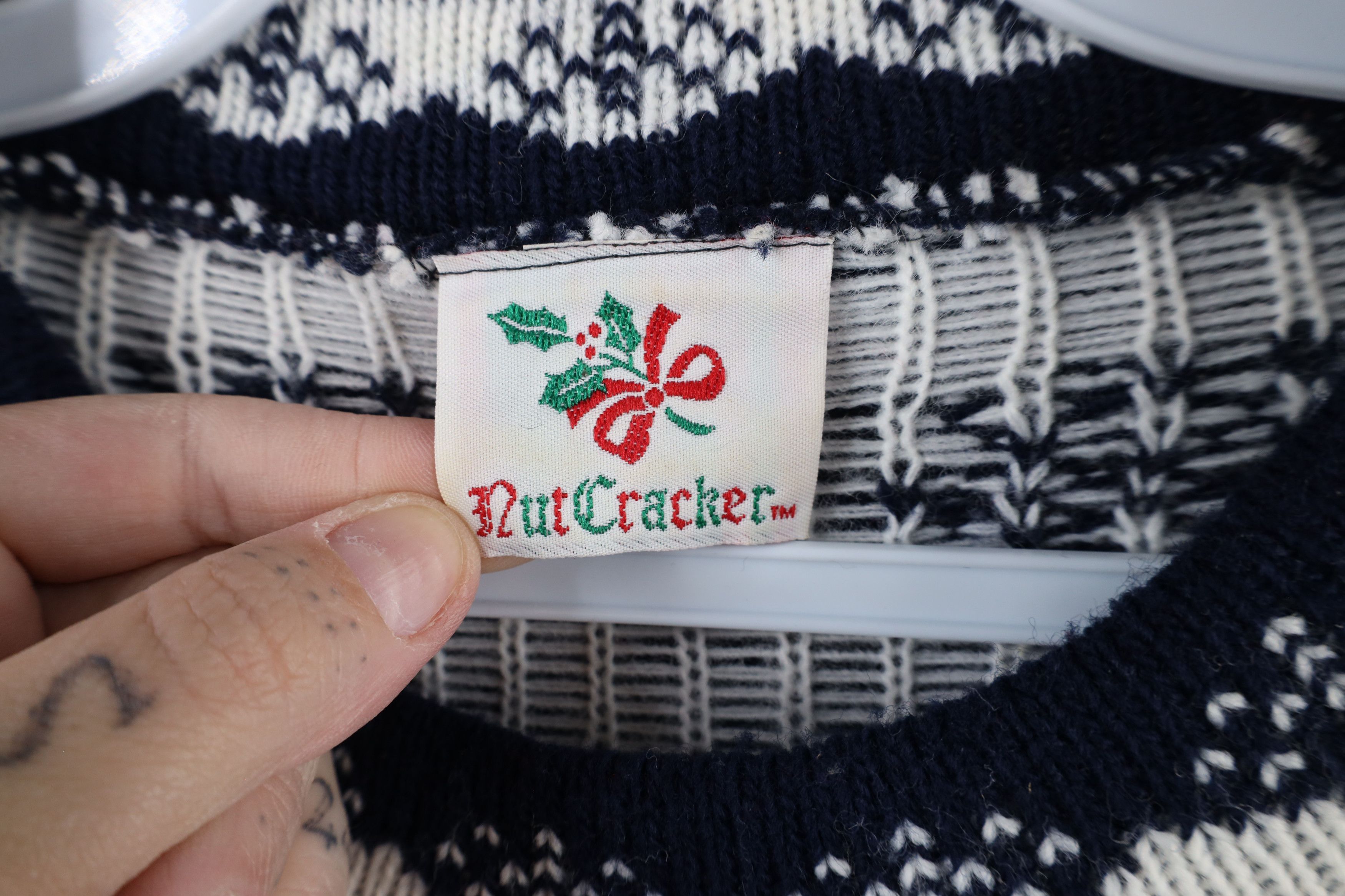 Vintage Vintage 90s Streetwear Christmas Snowman Knit Tunic Sweater Size L / US 10 / IT 46 - 4 Thumbnail