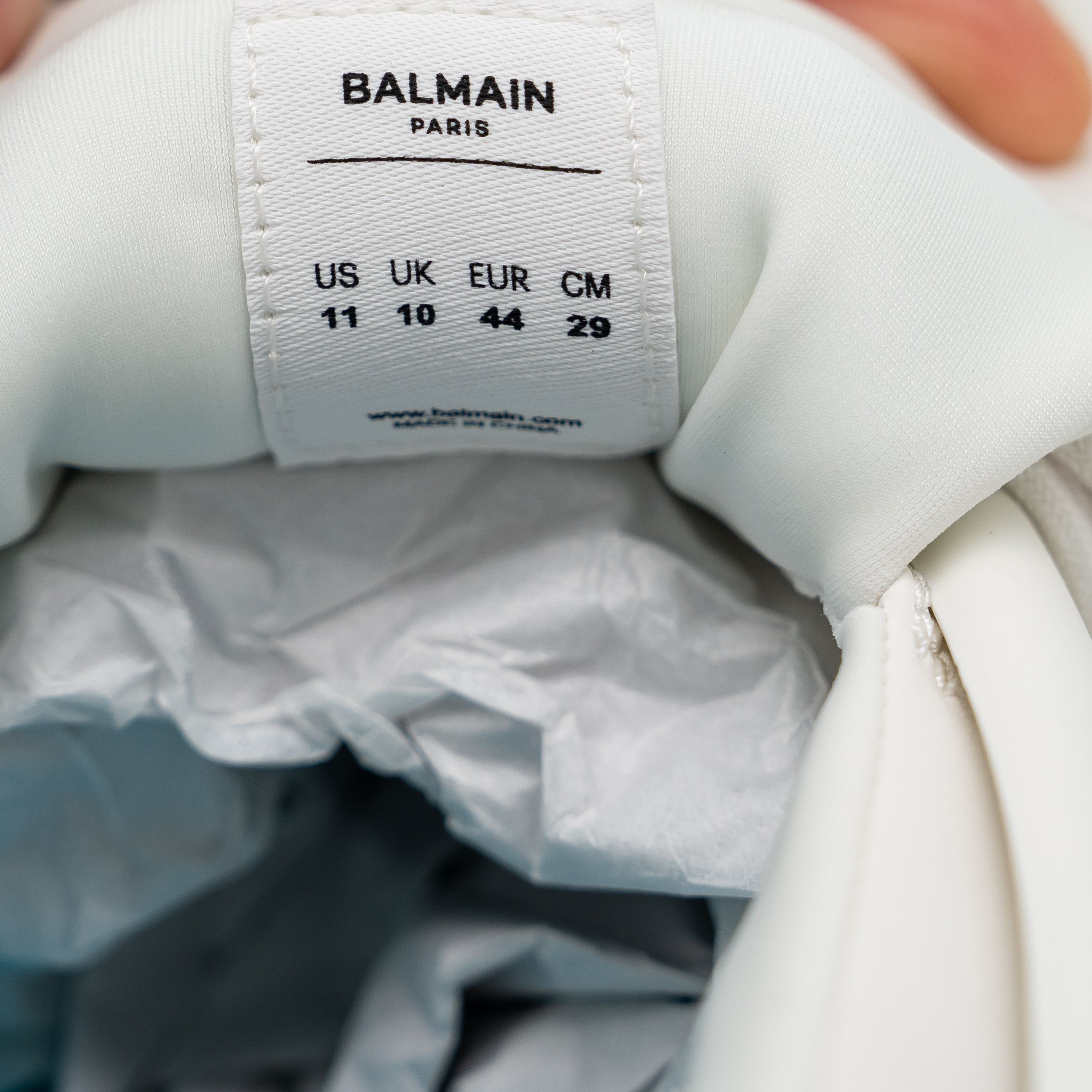 Balmain 44 11 US Balmain Unicorn White Blue Sneakers Neoprene Size US 11 / EU 44 - 12 Thumbnail