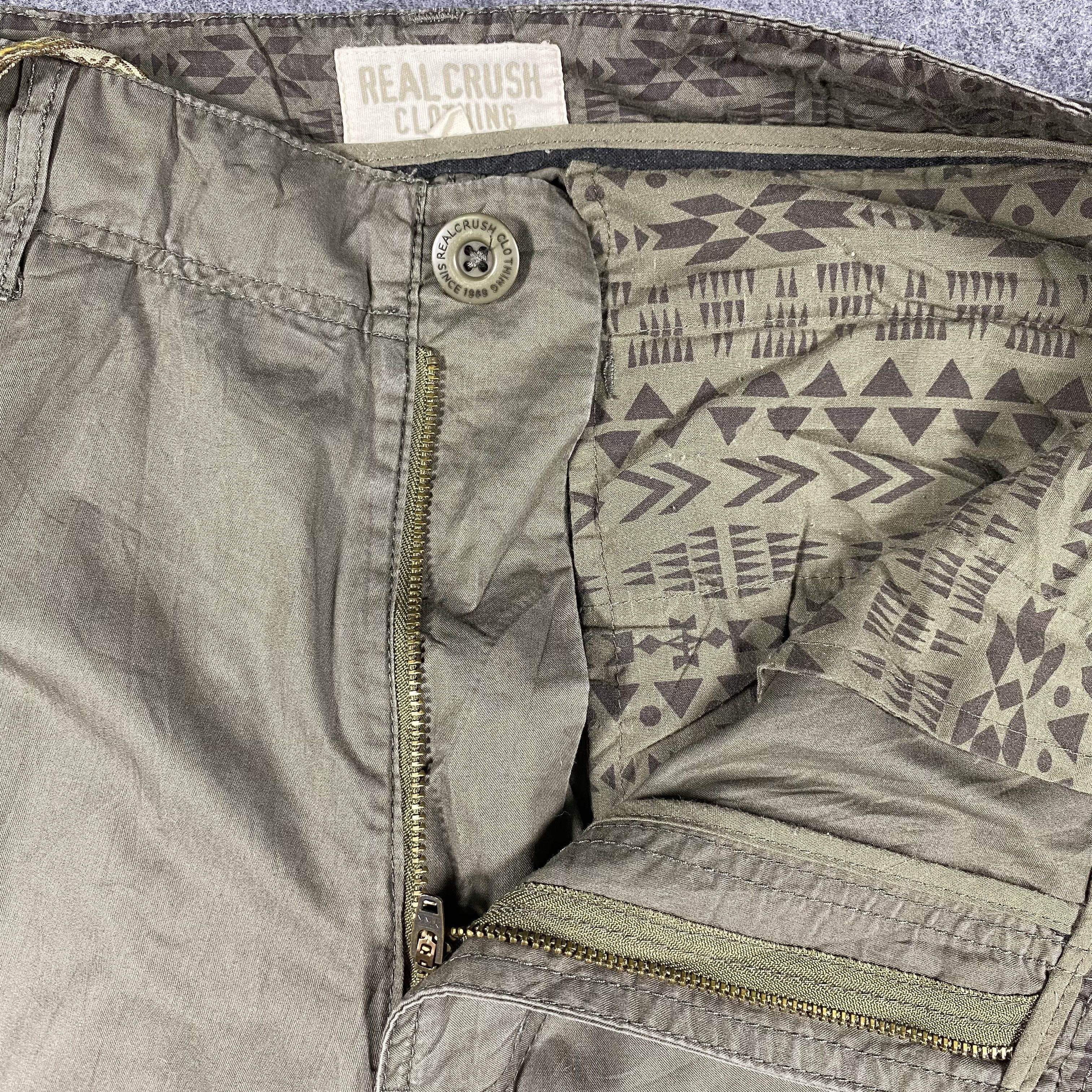 Japanese Brand Japanese Real Crush Multipocket Tactical Bondage Cargo Pants Size US 32 / EU 48 - 6 Thumbnail
