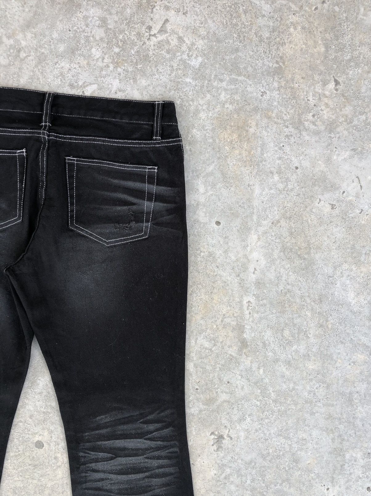 If Six Was Nine Japanese Evolution Flared Jeans Distressed Jeans Size US 32 / EU 48 - 12 Thumbnail