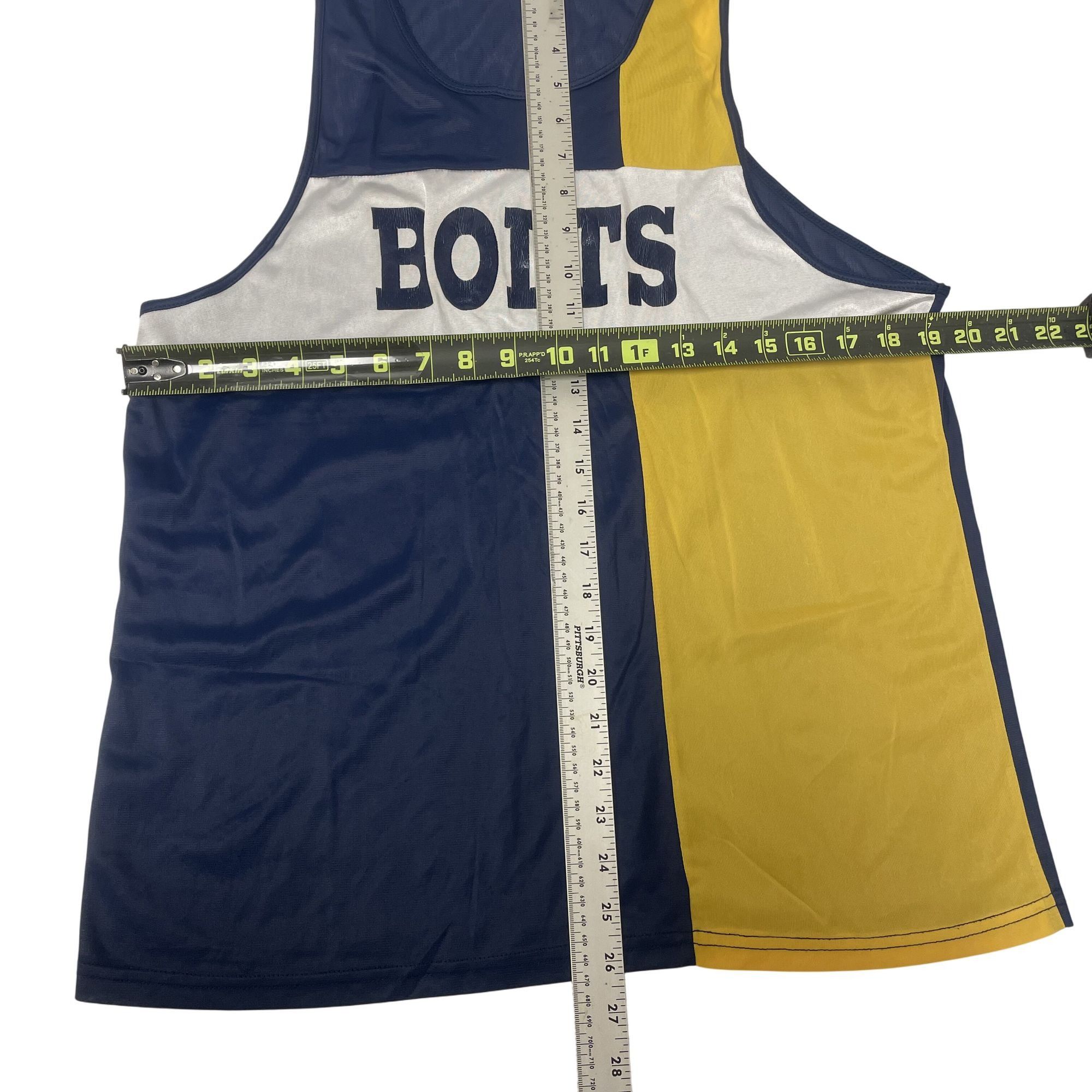 Other Vtg East Bay COLOR BLOCK Athletic BOLTS Hockey Jersey Size US M / EU 48-50 / 2 - 7 Thumbnail