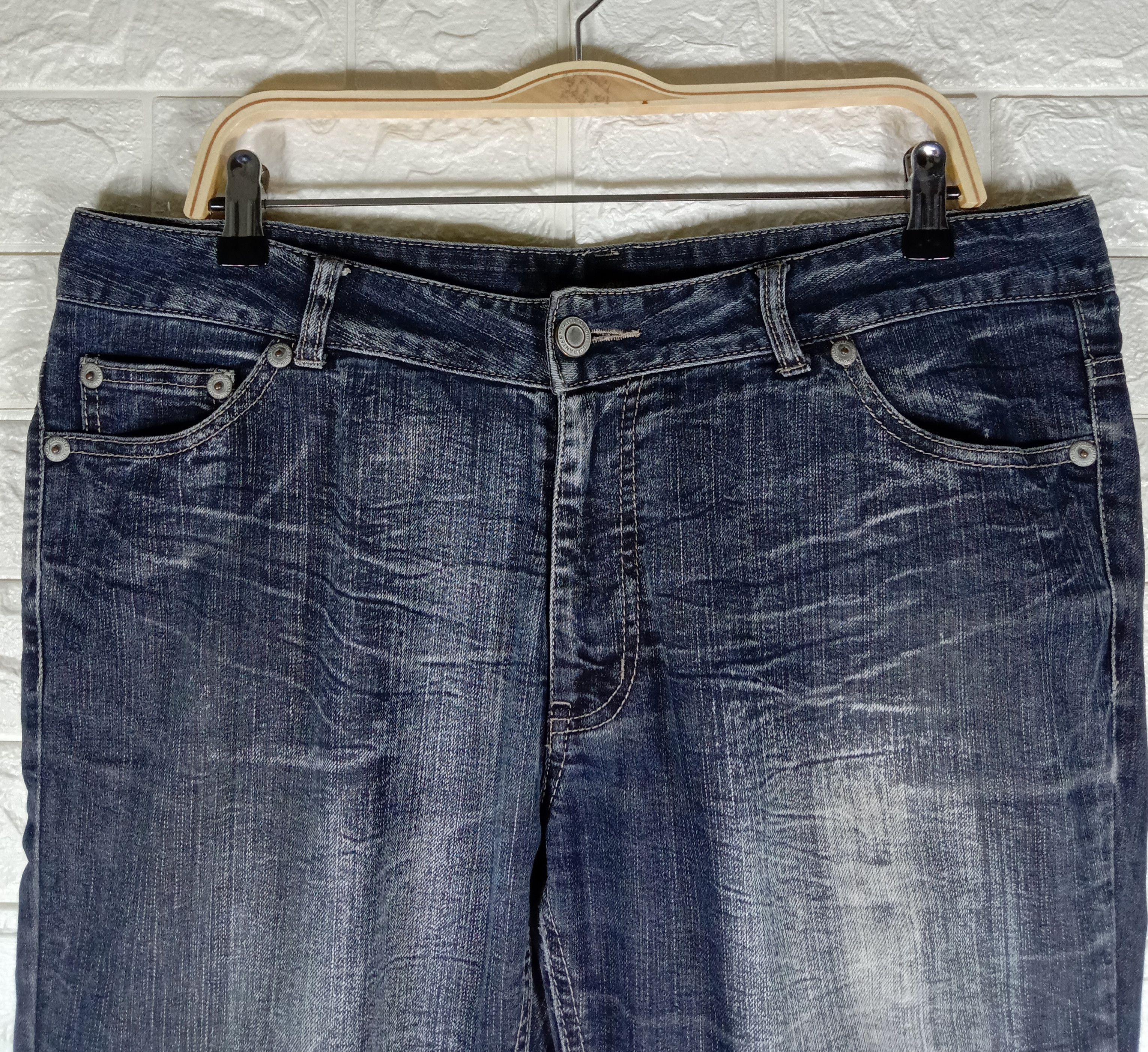 Japanese Brand Vintage Japanese Brand Works Earth Tone Jeans Size US 36 / EU 52 - 2 Thumbnail