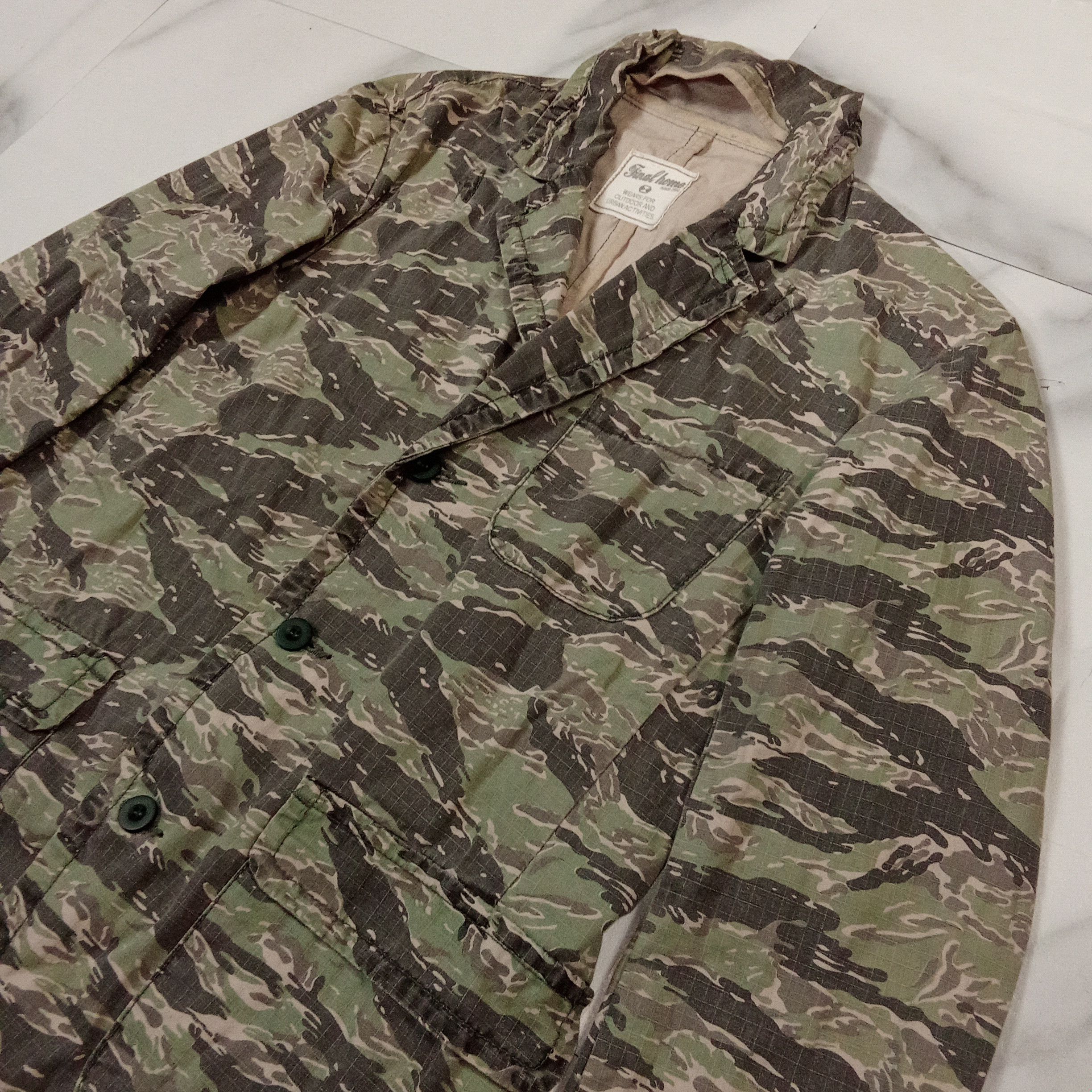 Final Home Final Home - Issey Miyake - Tiger Camo Jacket Size US S / EU 44-46 / 1 - 10 Thumbnail