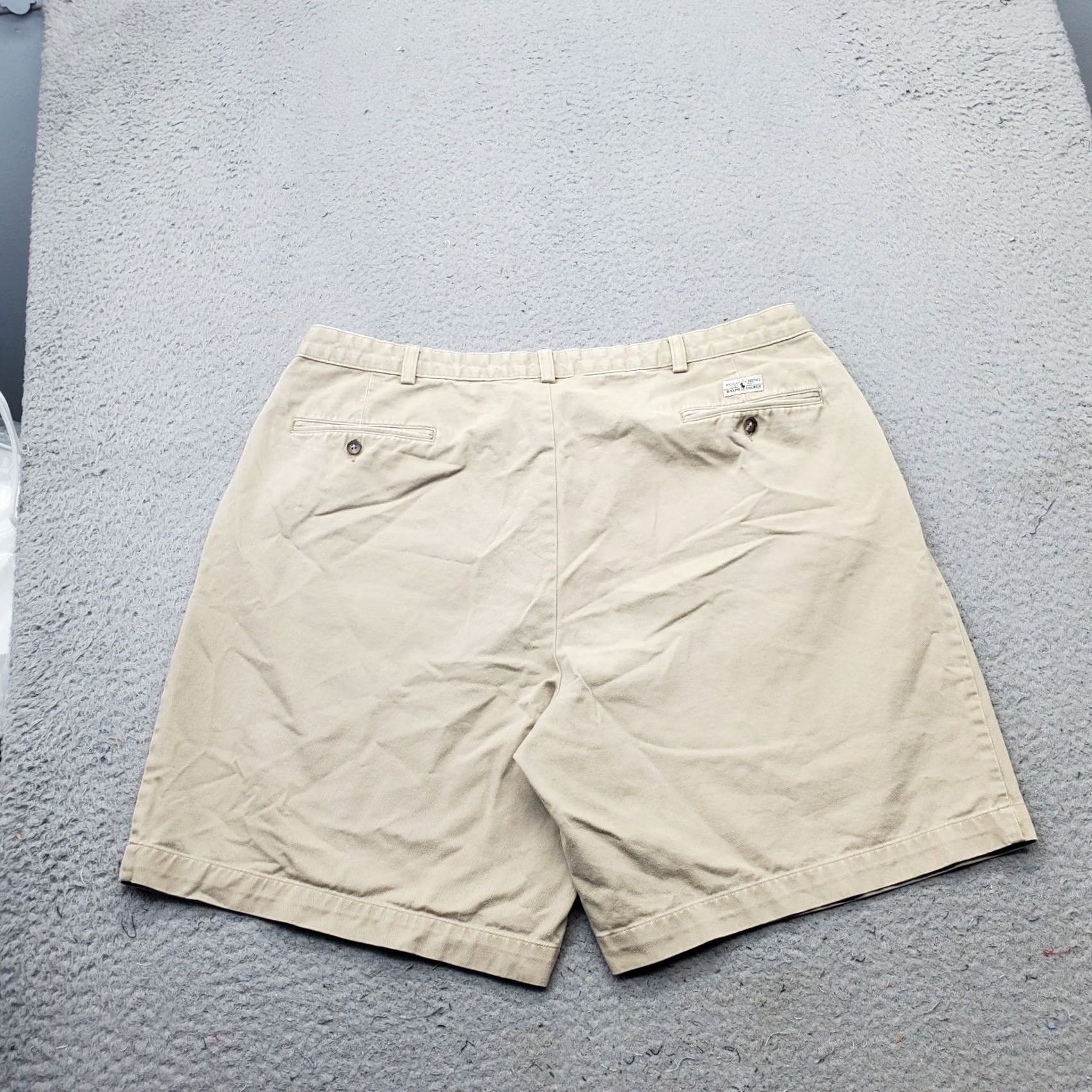 Polo Ralph Lauren Polo Ralph Lauren Chino Shorts Mens Size 40 Tan Pleated Classic Fit Low Waist Size US L / EU 52-54 / 3 - 2 Thumbnail