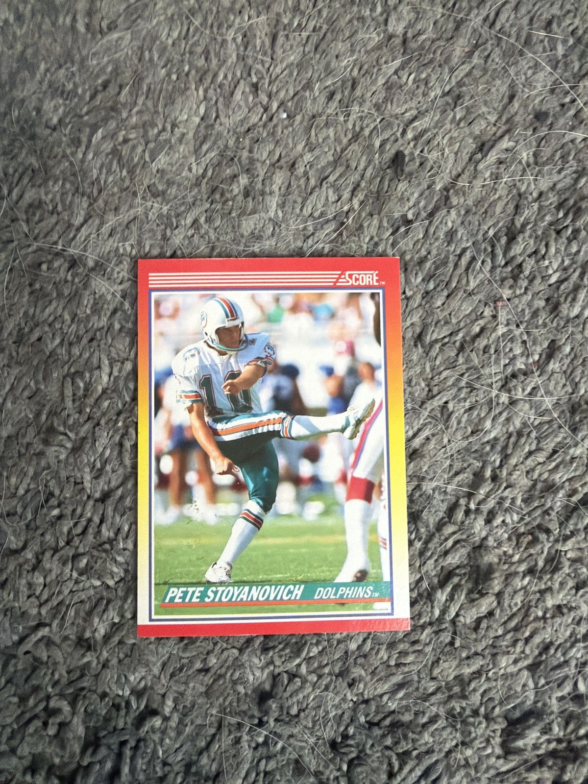 NFL 1990 Score #272 Pete Stoyanovich Card Size ONE SIZE - 1 Thumbnail
