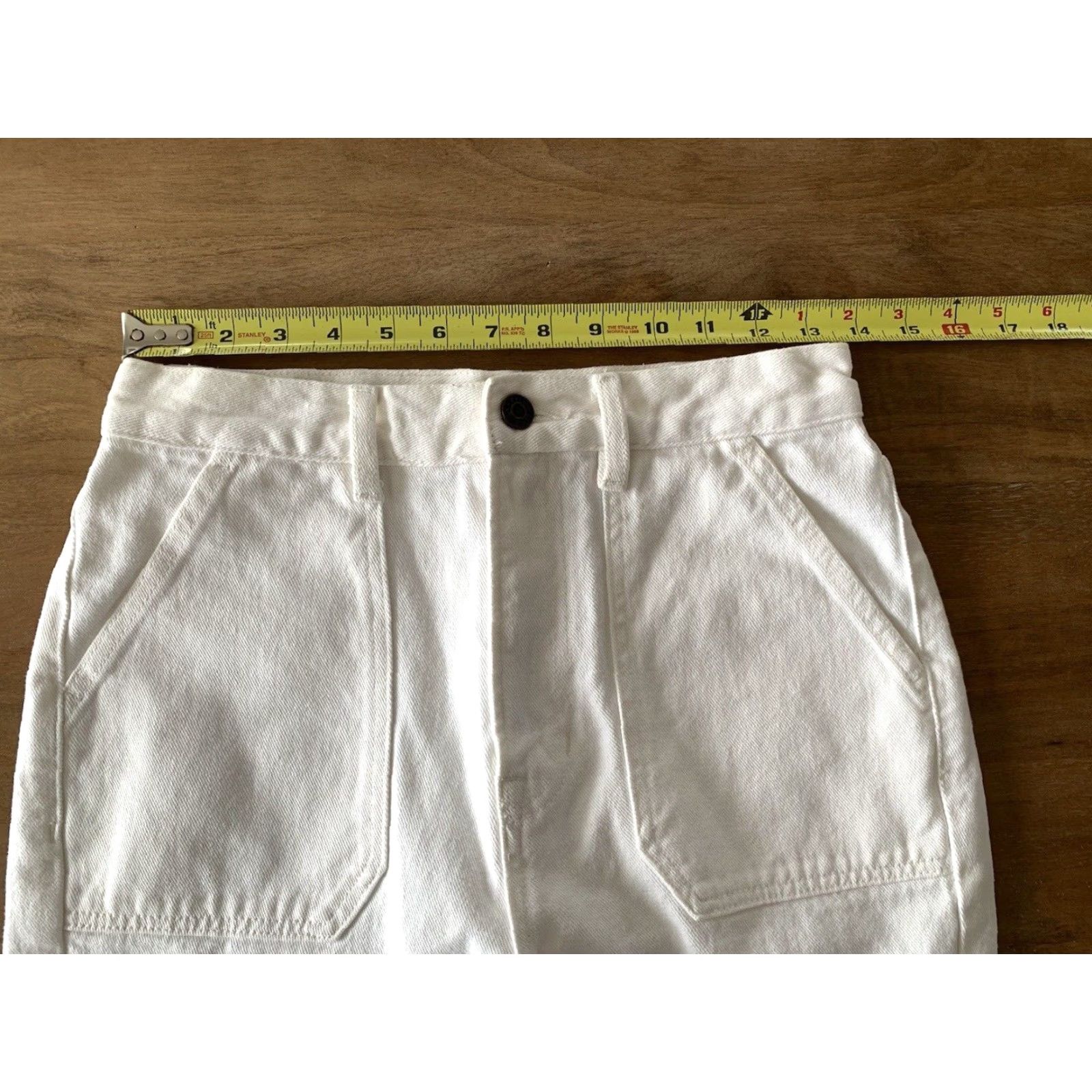 Pacsun Pacsun White High Rise Bootcut Cargo Jeans Women's 26 Regular 32 Inseam Denim 100% Cotton Jeans PacSun Brand Vintage: No Size 26" / US 2 / IT 38 - 6 Thumbnail