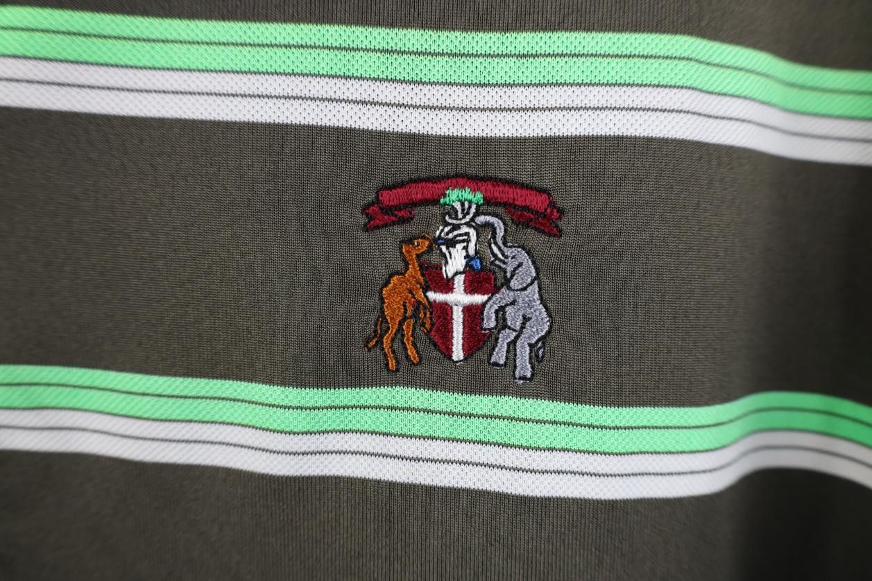 Nike Nike Golf Tour Performance Sun Faded Striped Knit Polo Size US L / EU 52-54 / 3 - 5 Thumbnail