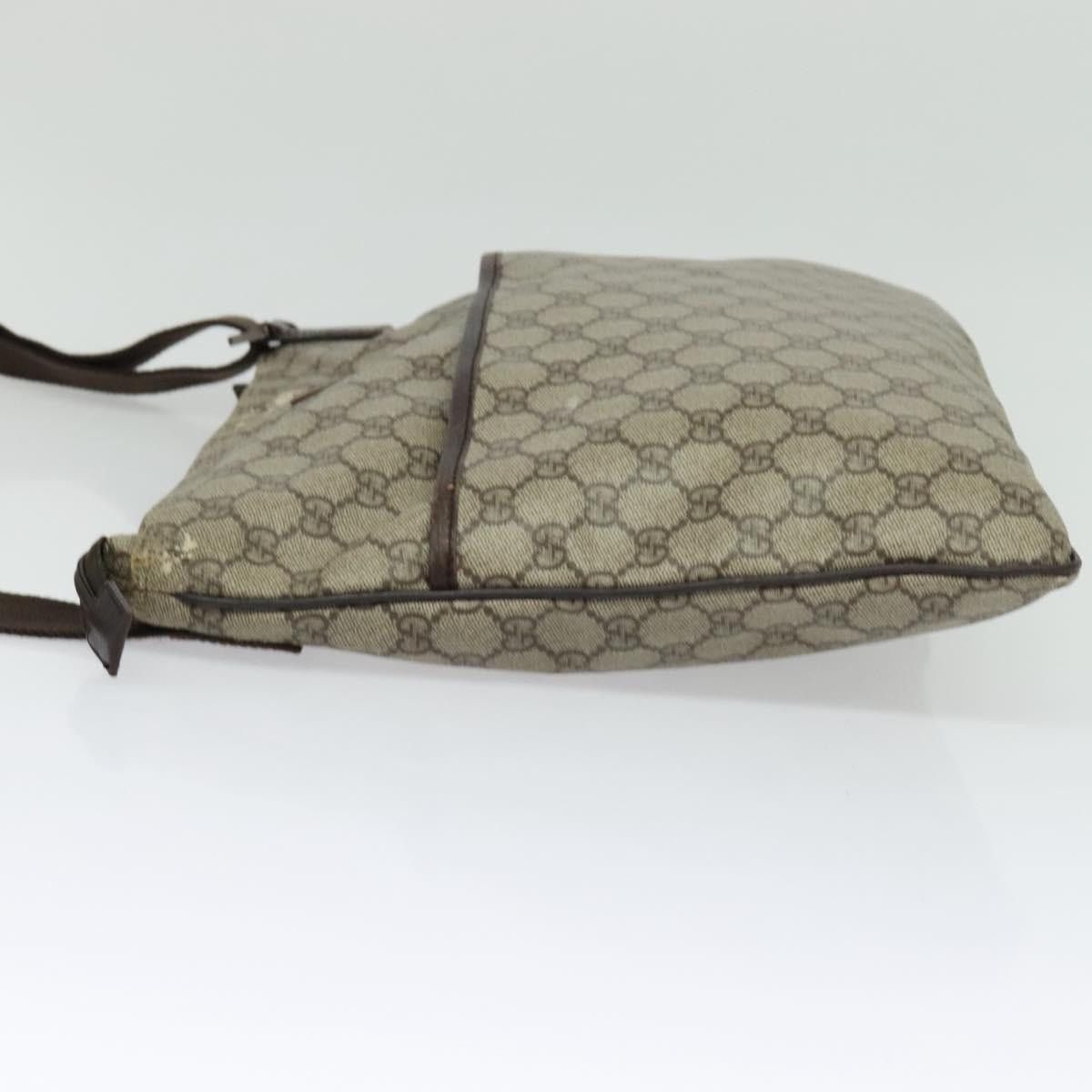 Gucci GUCCI GG Supreme Shoulder Bag Pvc Beige Silver Size ONE SIZE - 4 Thumbnail