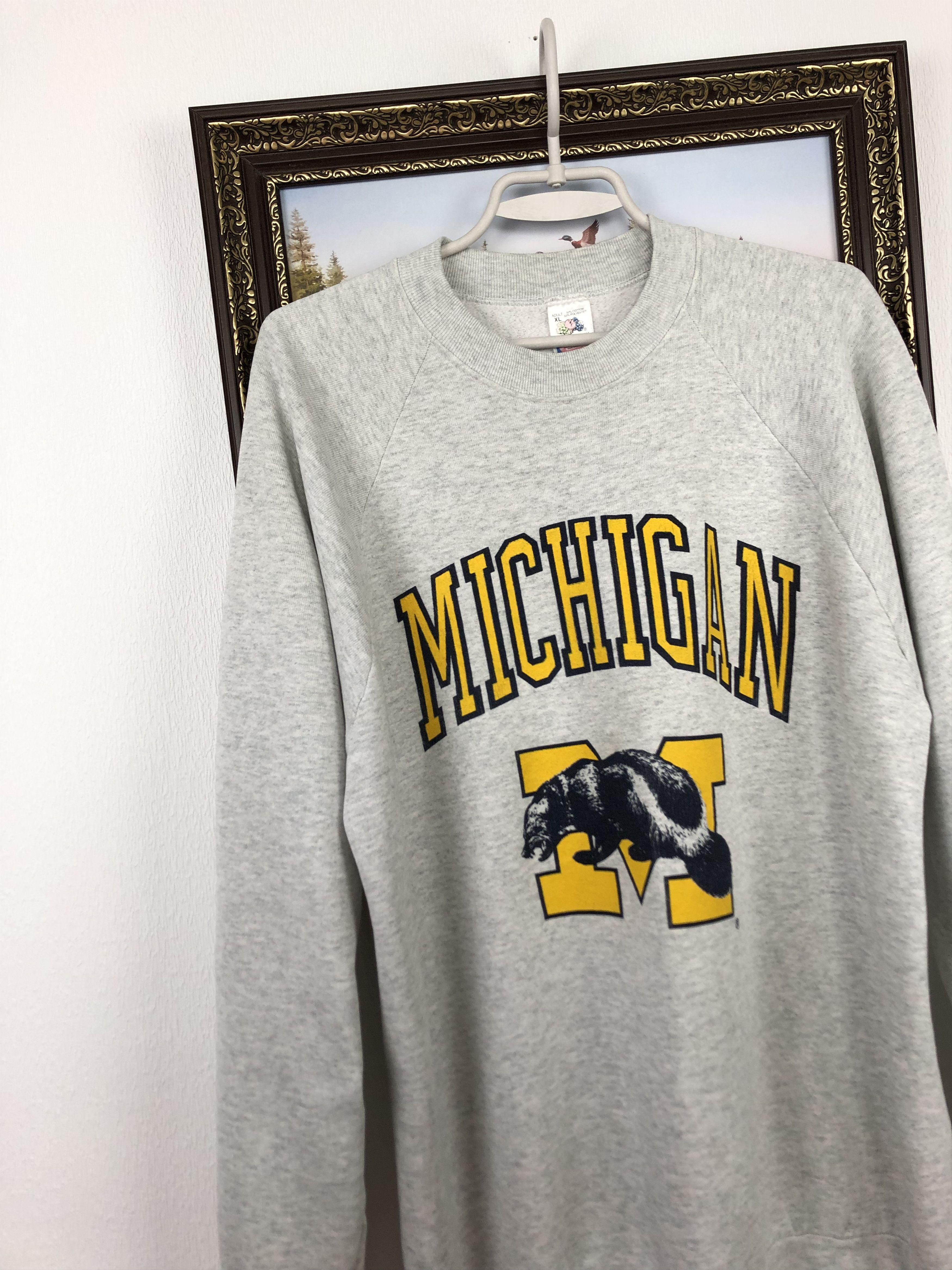 Vintage Vintage Michigan Wolverines Sweatshirt Crewneck Ncaa Size US XL / EU 56 / 4 - 3 Thumbnail