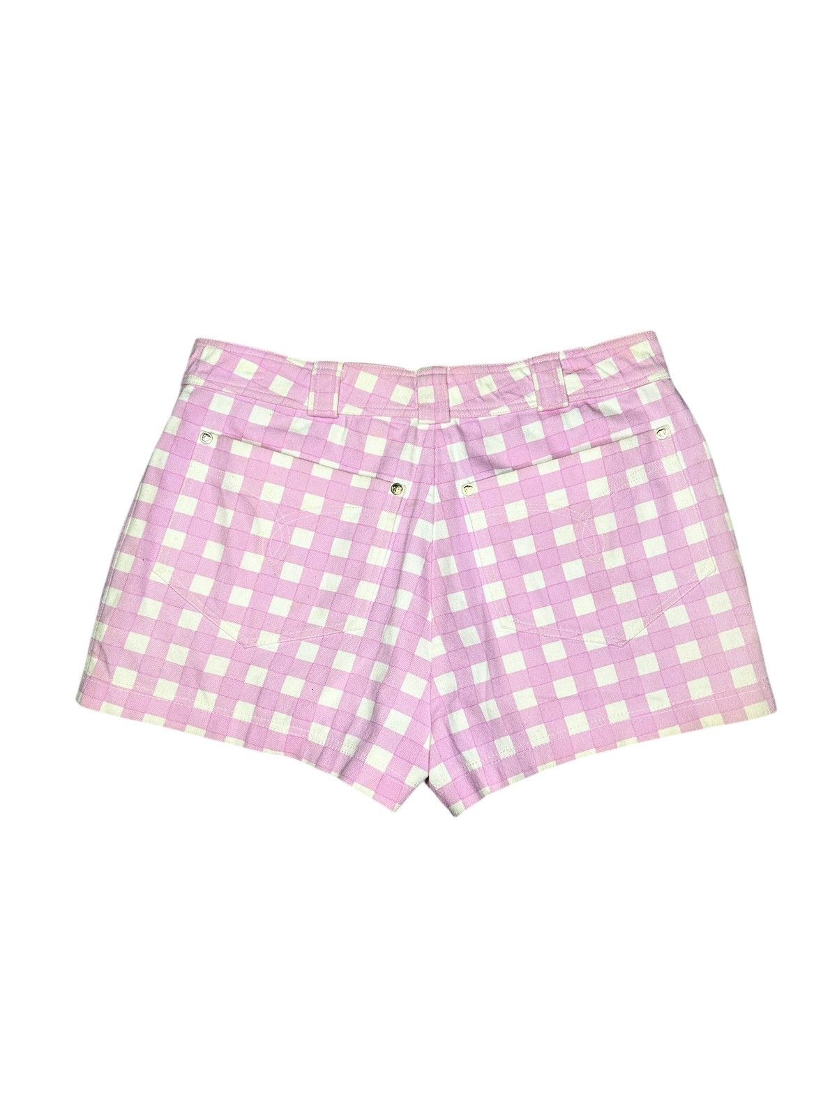 Versace S/S 93 Gingham Shorts Size 28" / US 6 / IT 42 - 8 Thumbnail