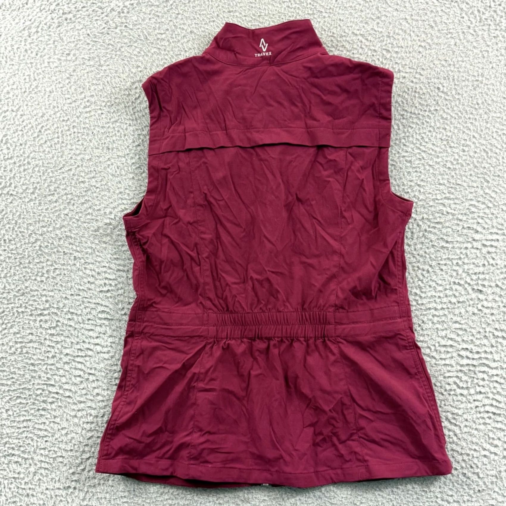 Eddie Bauer Eddie Bauer Travex Vest Womens Medium Plum Travel Outdoor Zip Pockets Vest Size M / US 6-8 / IT 42-44 - 6 Thumbnail