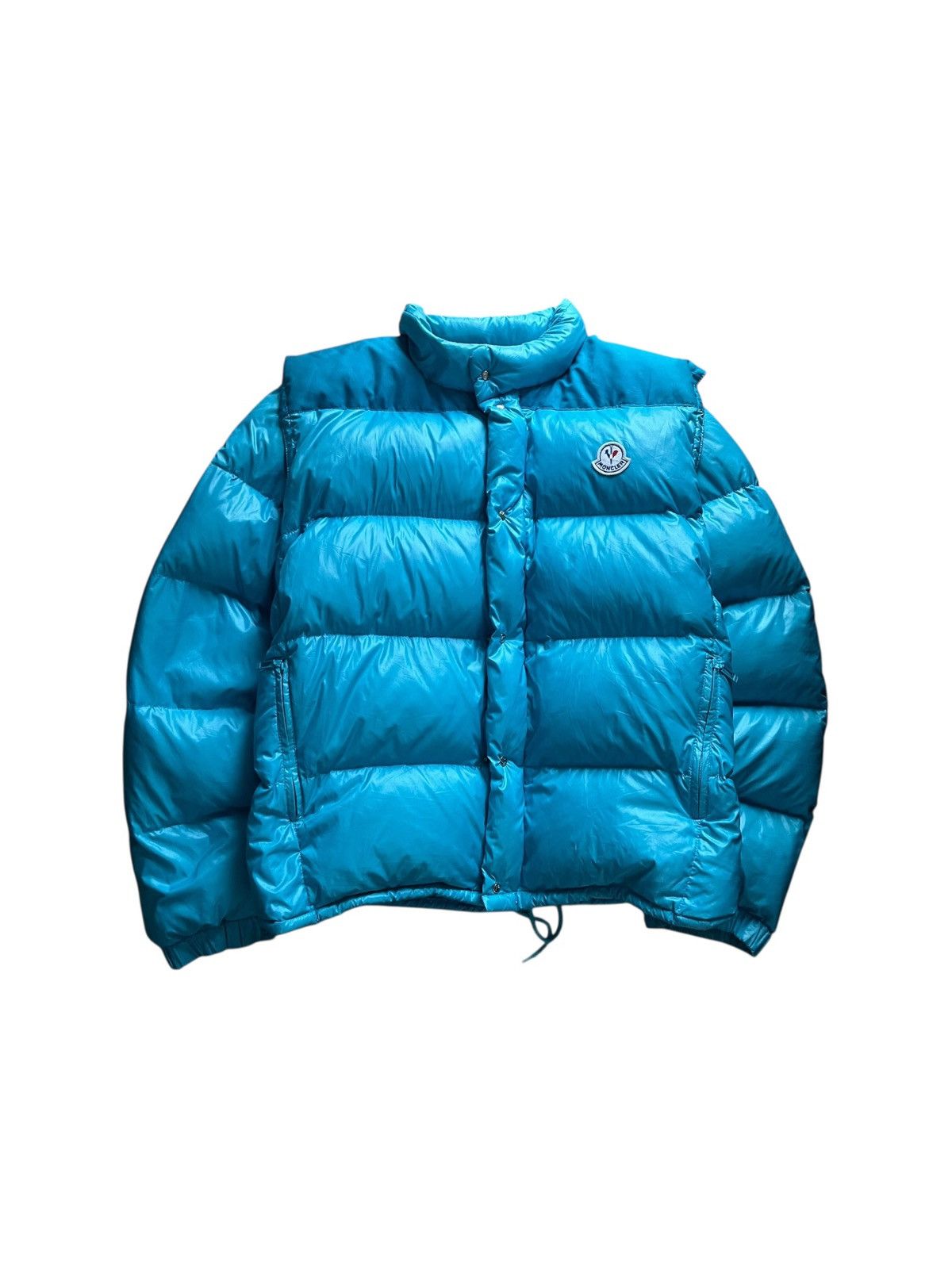 Moncler Moncler vintage puffer jacket luxury rare blue streetwear Size US M / EU 48-50 / 2 - 1 Thumbnail