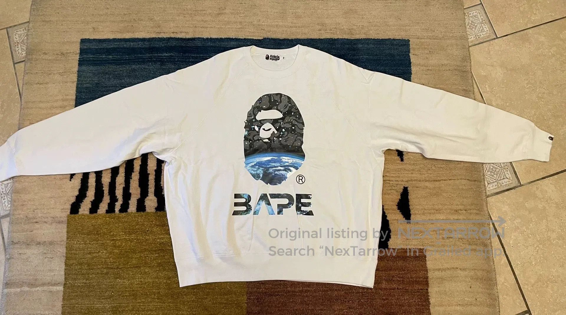Bape Bape Galaxy Camo Crewneck Sweatshirt. Size US XXL / EU 58 / 5 - 1 Thumbnail