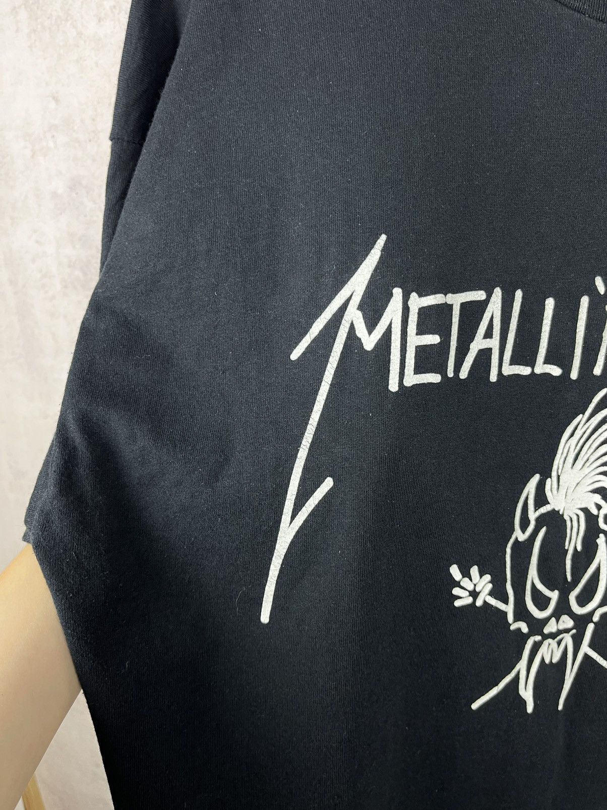 Metallica Vintage 1993 Metalli'Fukin'ca Tee Single Stitch Rock Europe Size US XL / EU 56 / 4 - 4 Thumbnail