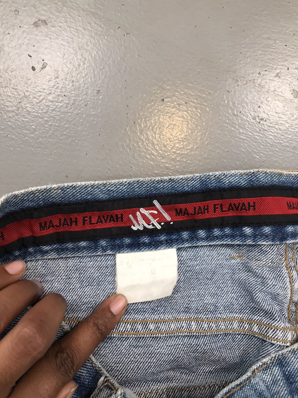 JNCO × Southpole × Vintage Vintage majah flavah double knee denim Size US 30 / EU 46 - 7 Thumbnail