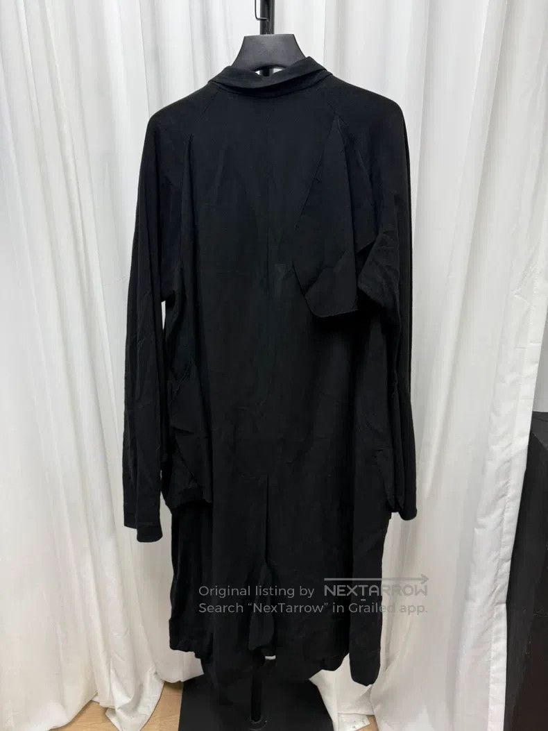 Yohji Yamamoto YOHJI YAMAMOTO Linen Blended Circle Patchwork Destroyed Co Size US XL / EU 56 / 4 - 5 Thumbnail