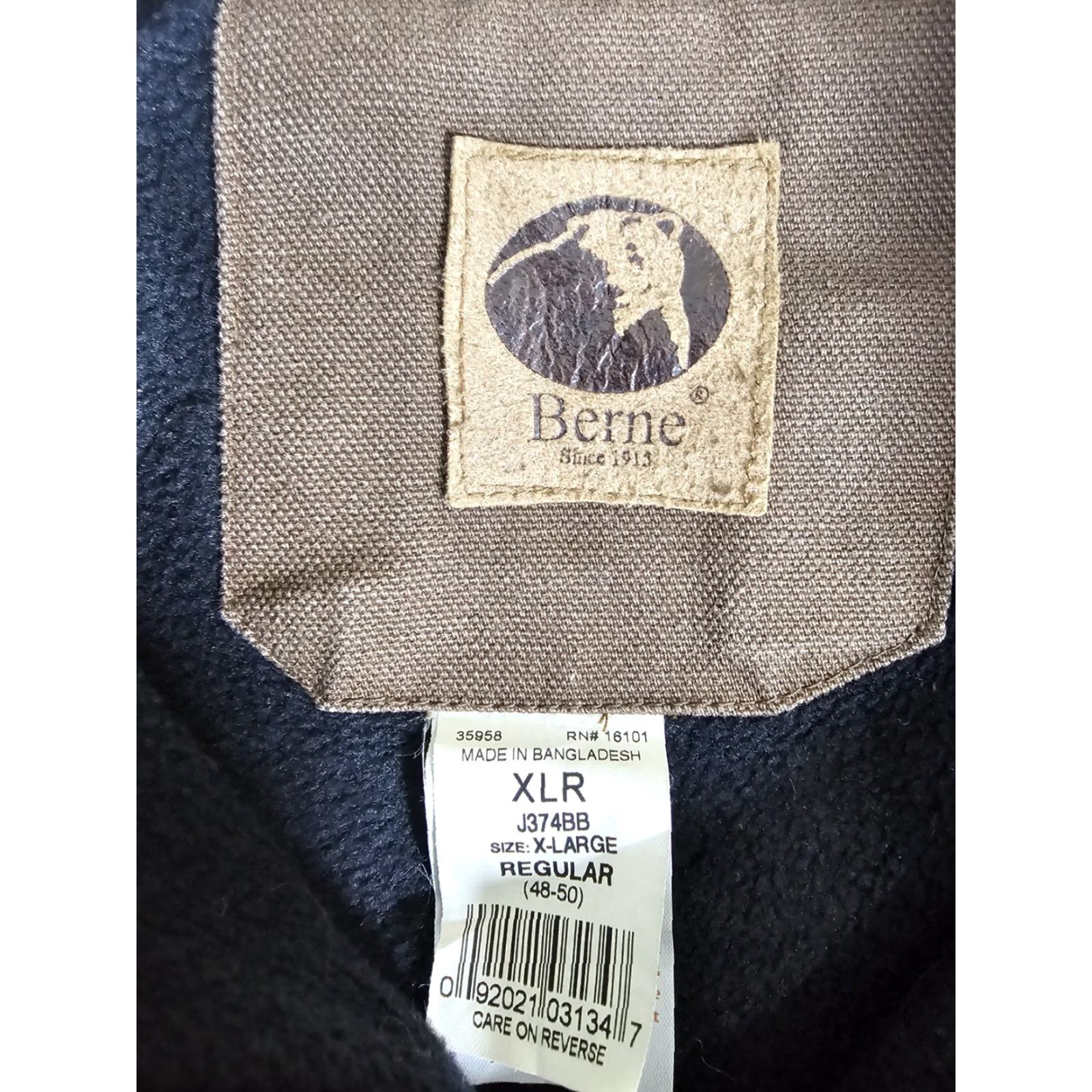 Vintage Berne Gasoline Workwear Chore Jacket Canvas Sherpa Lined Men XL Brown Jacket Size US XL / EU 56 / 4 - 4 Thumbnail