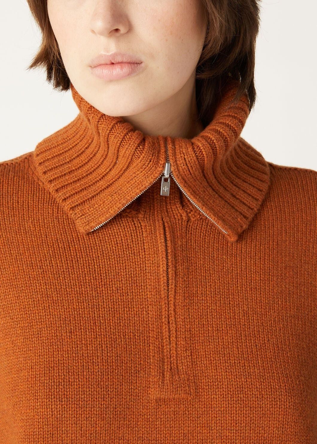Loro Piana o1w1db10825 FAN3805 Parksville Pullover in Orange Size M / US 6-8 / IT 42-44 - 3 Thumbnail