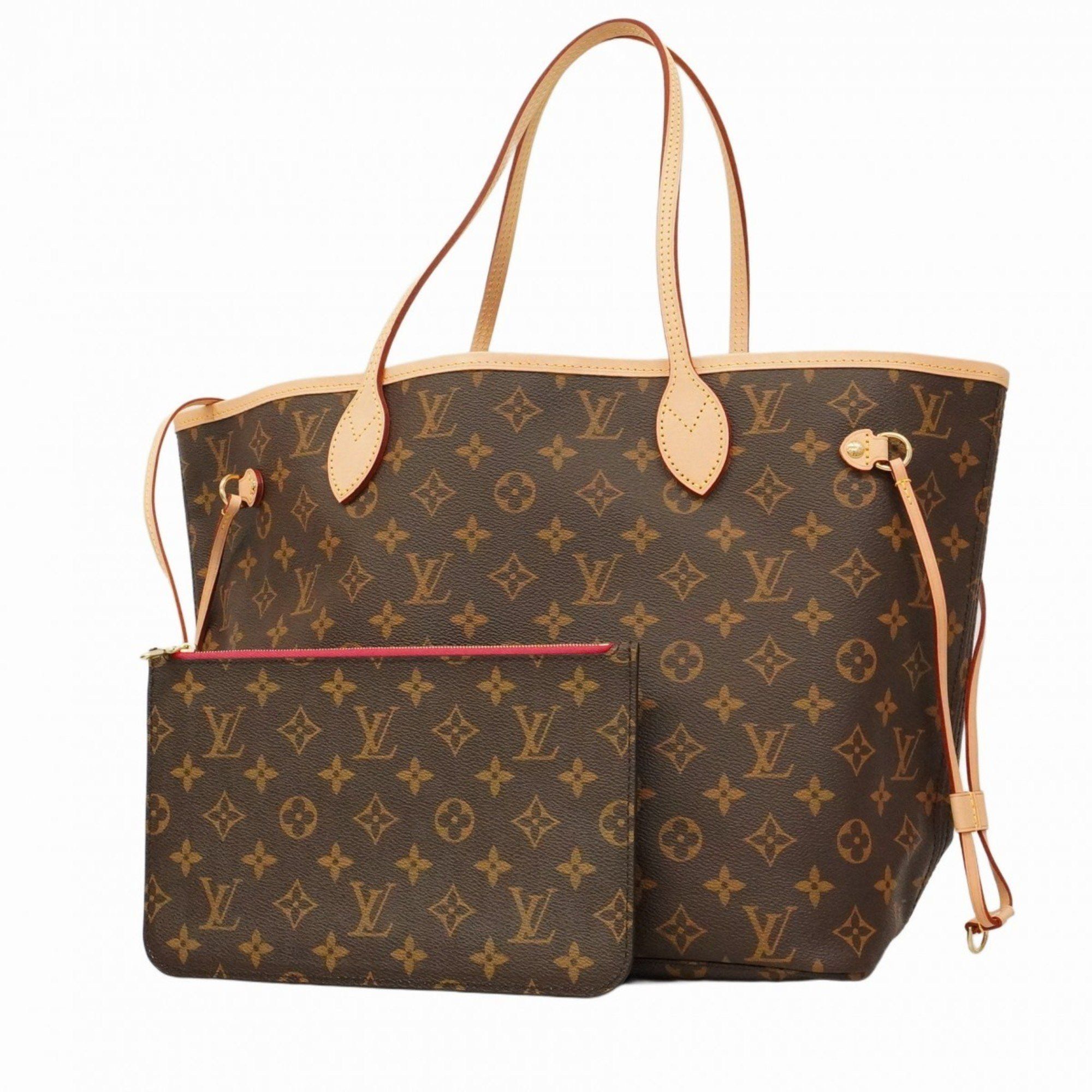 Louis Vuitton Tote Bag Monogram Neverfull Mm M41178 Brown Pivoine Ladies, Women's