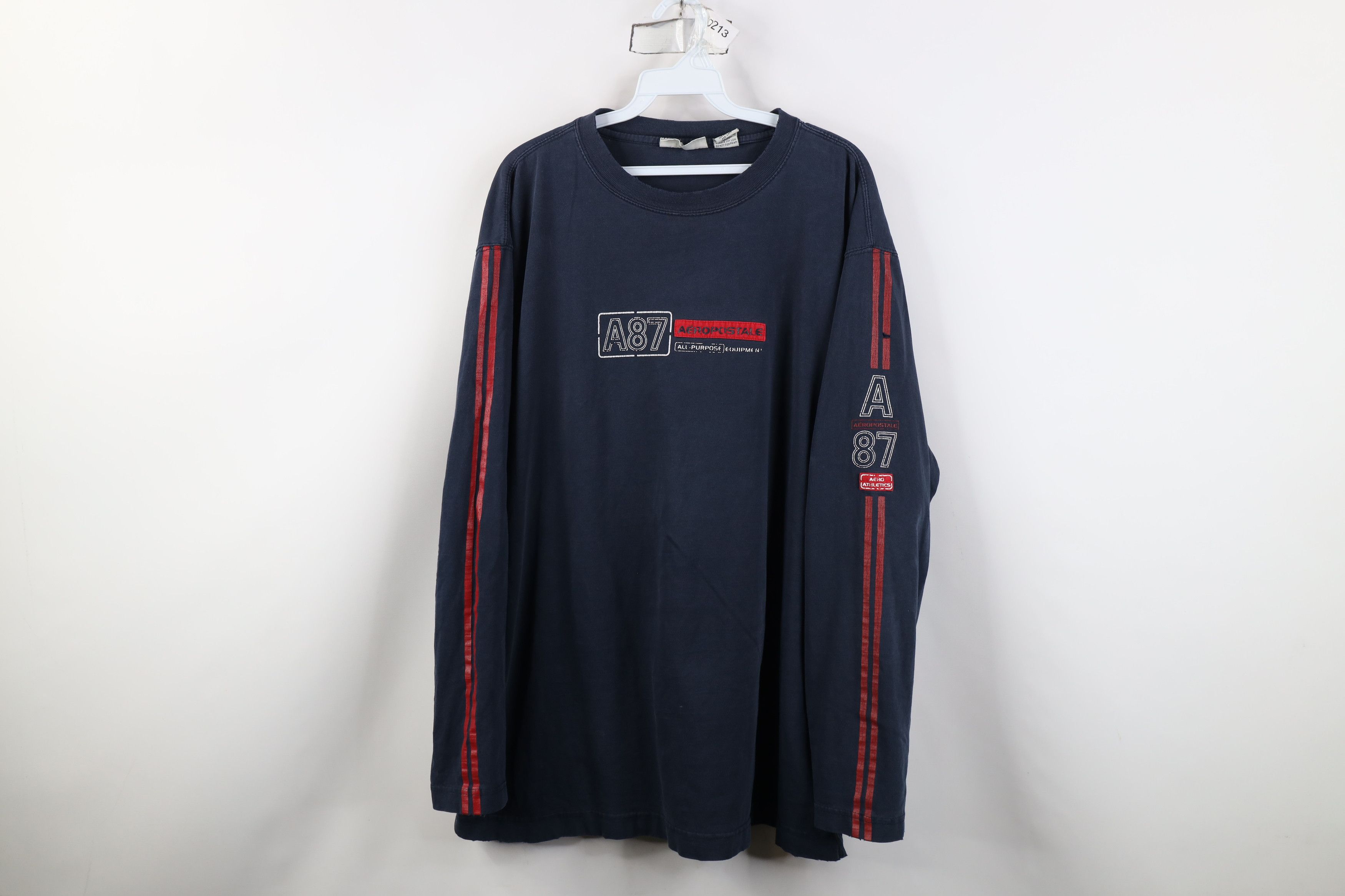 Aeropostale Vintage 90s Y2K Aeropostale Striped Long Sleeve T-Shirt Size US XL / EU 56 / 4 - 1 Thumbnail