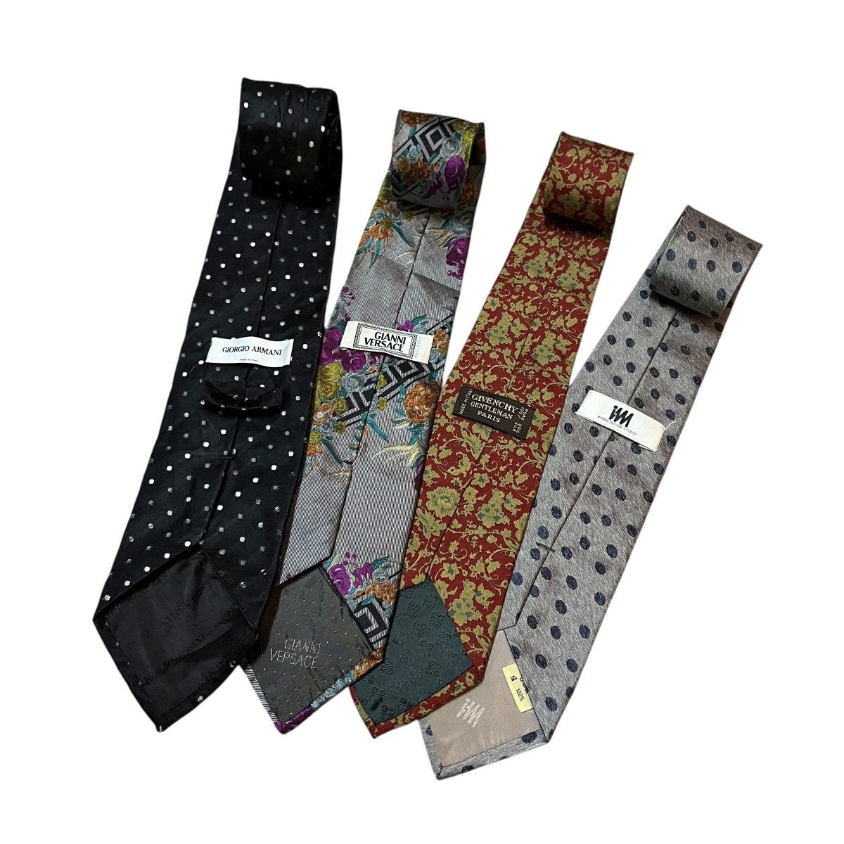 Givenchy × Issey Miyake × Versace Lot of 4 Designer Italian Silk Size ONE SIZE - 1 Thumbnail