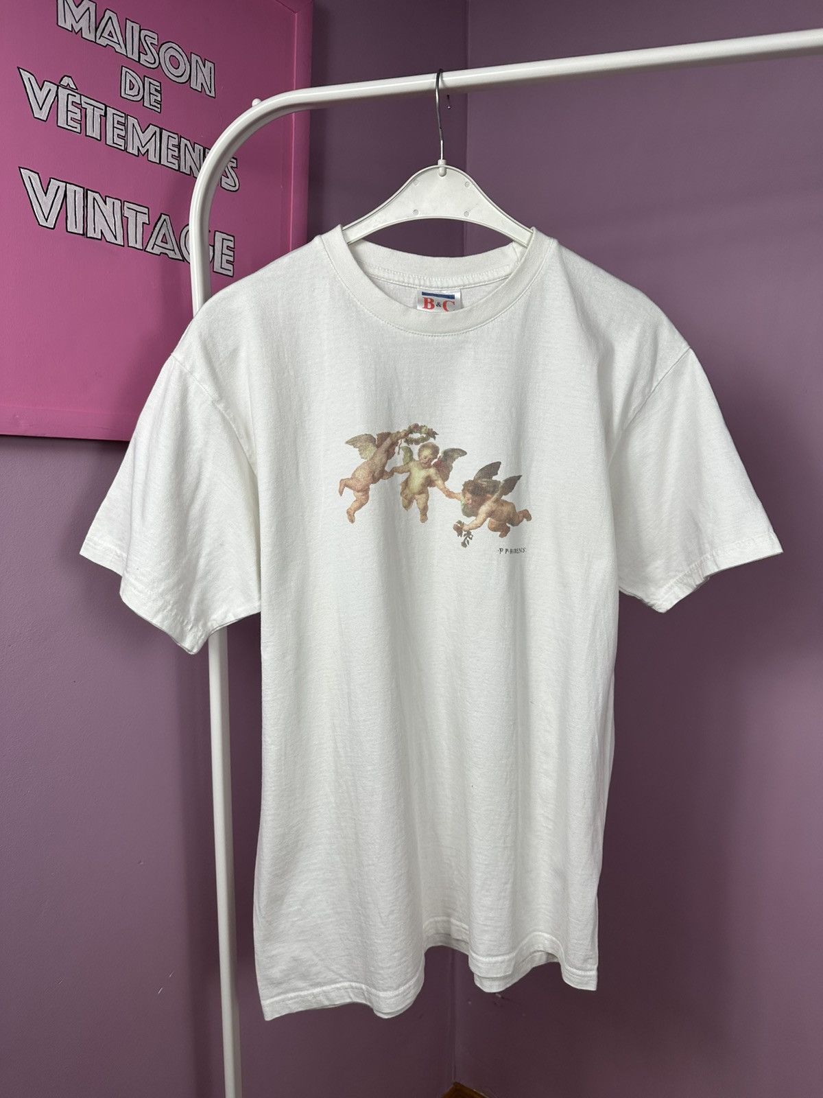 Other Peter Paul Rubens Angels Painting Art B&C Vintage T-Shirt Size US S / EU 44-46 / 1 - 1 Thumbnail