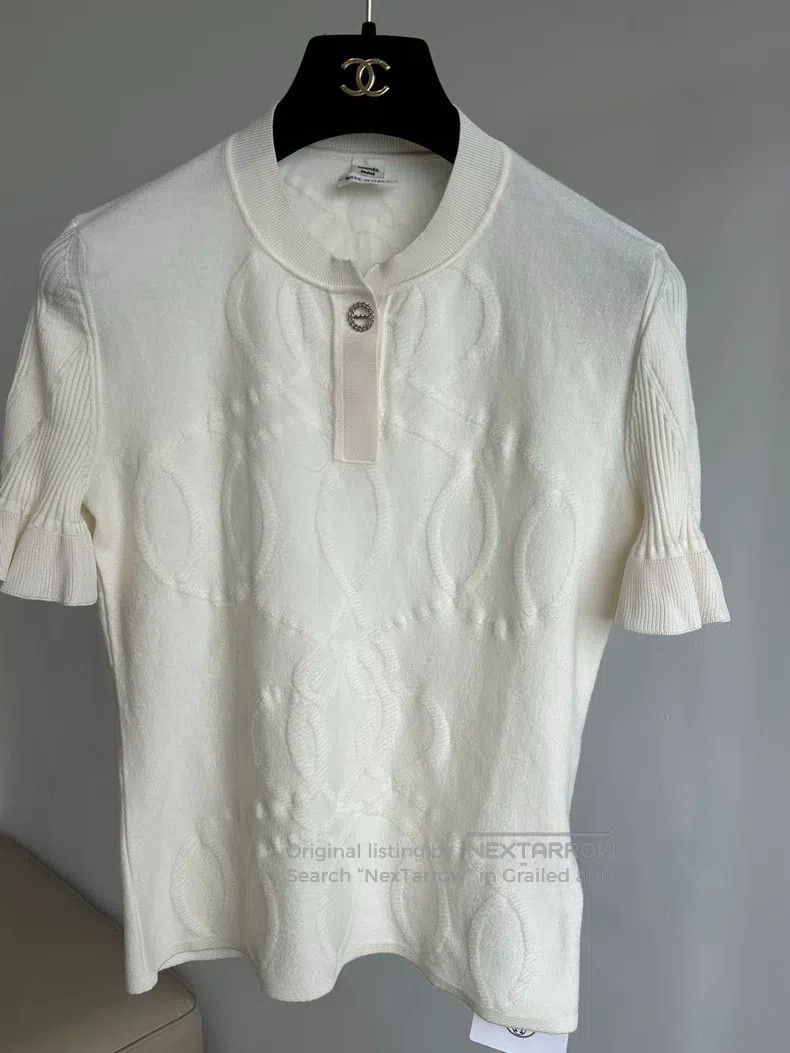 Hermes Women's Short Sleeve Knit Top