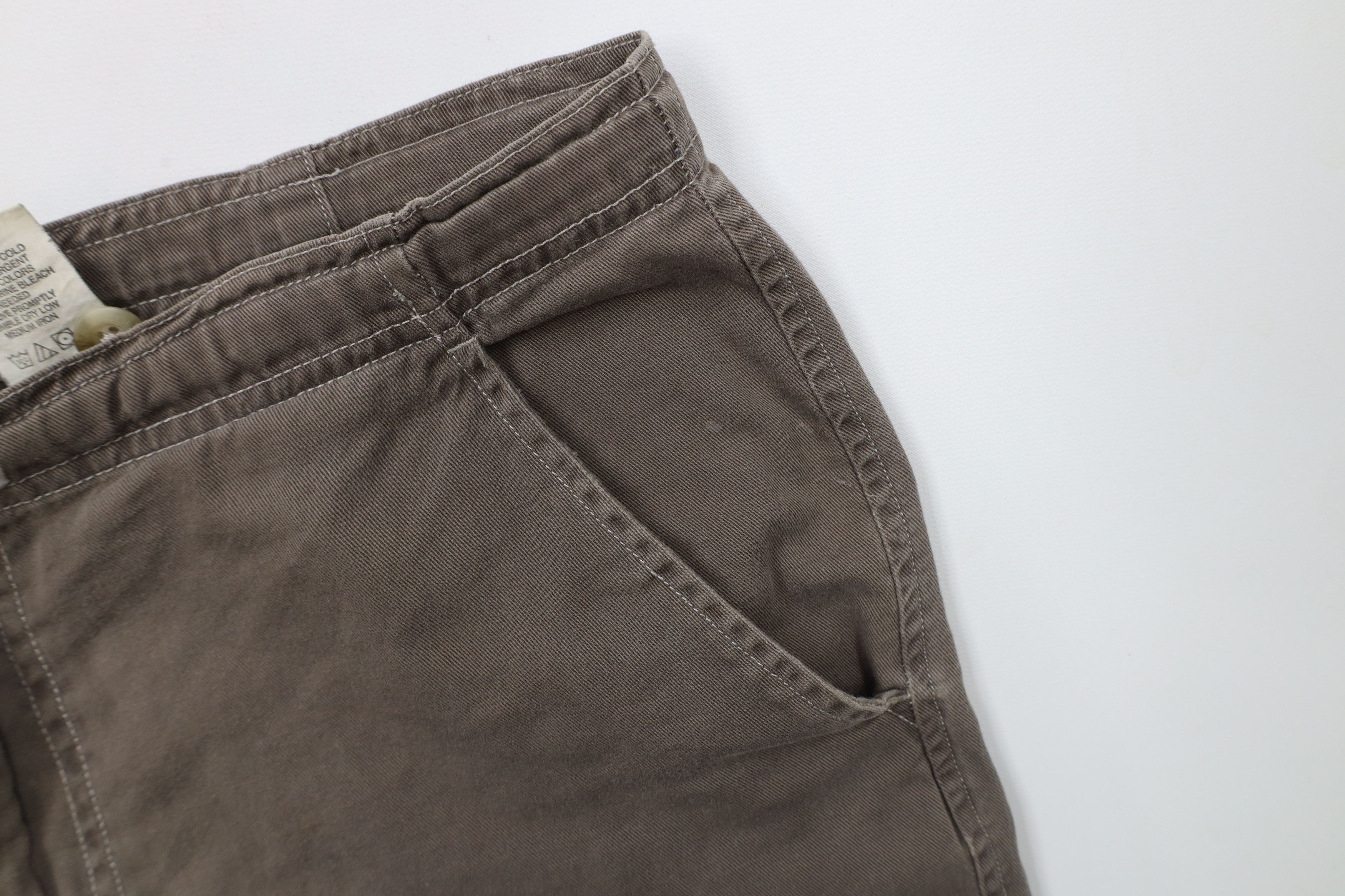 Columbia × Vintage Vintage 90 Y2K Columbia Distressed Wide Leg Cargo Pants Gray Size US 34 / EU 50 - 10 Thumbnail