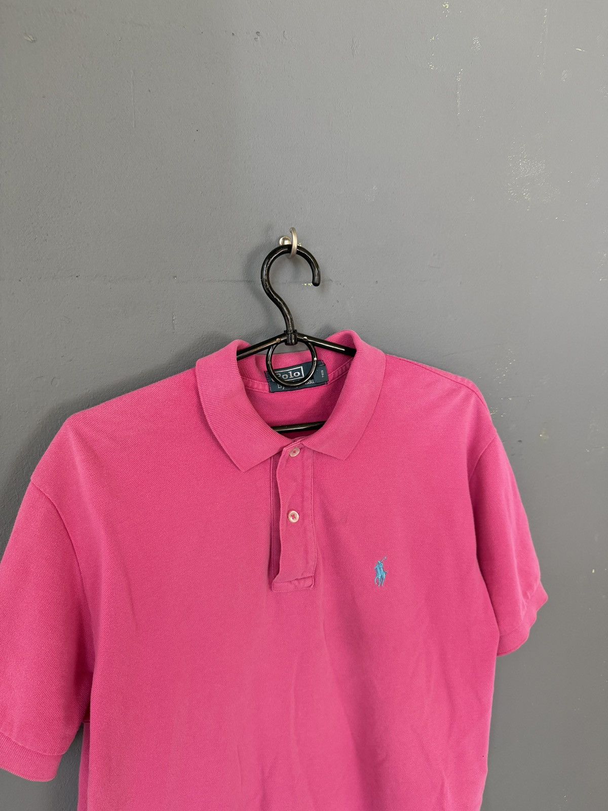 Polo Ralph Lauren Vintage big pony pink polo Ralph Lauren tee Size US M / EU 48-50 / 2 - 2 Thumbnail