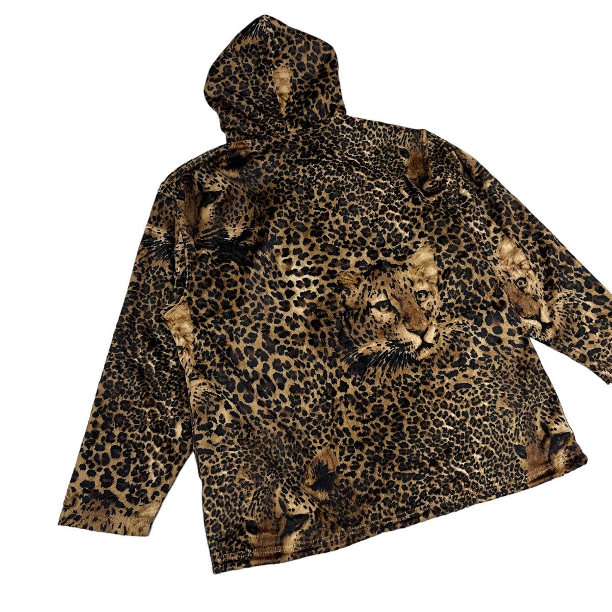 Art Comes First 🔥Vintage Planet Blue Island Leopard Print Hoodie Jacket Size US M / EU 48-50 / 2 - 12 Thumbnail