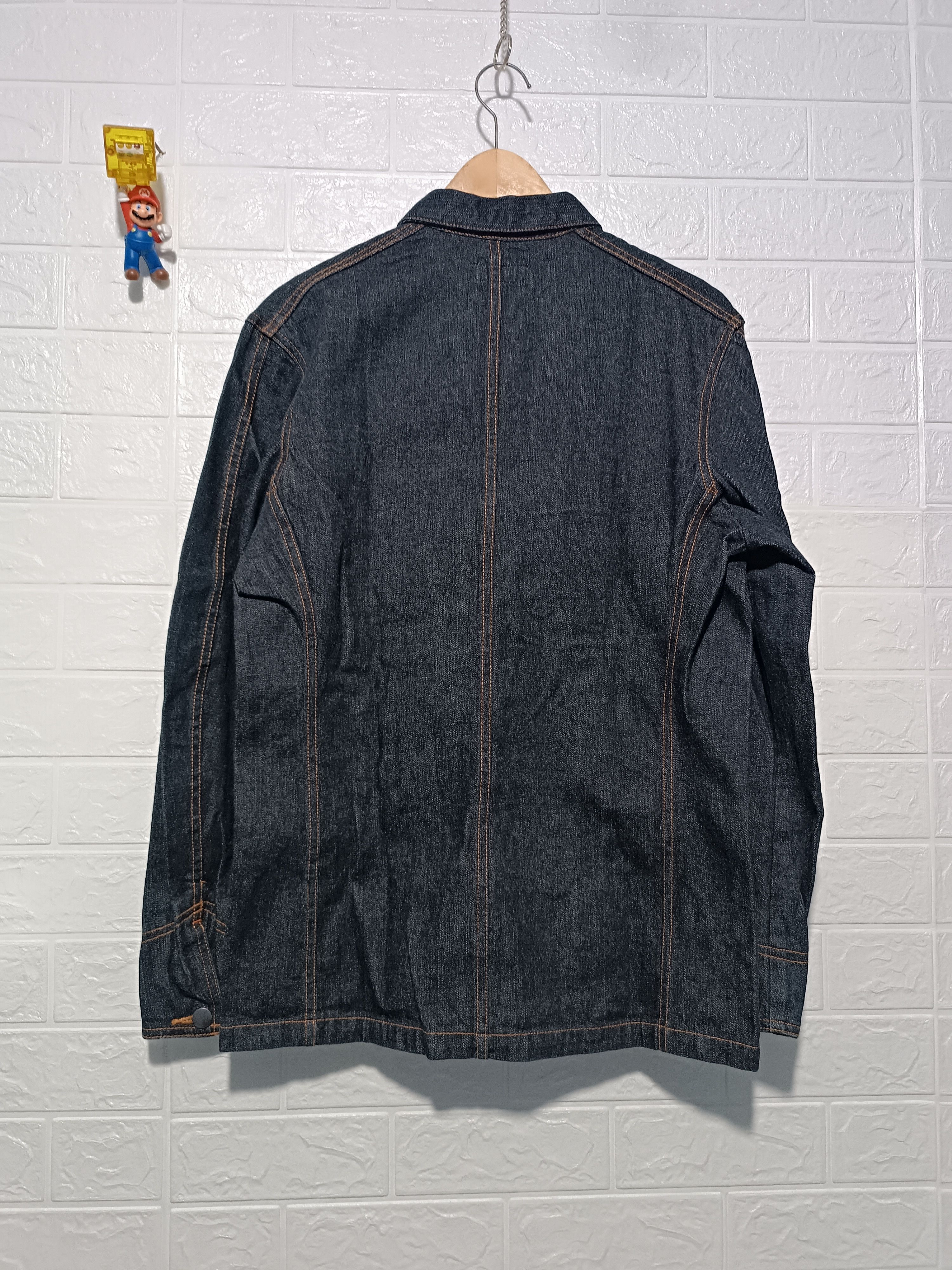 Japanese Brand Japanese Dry Indigo Denim Chore Jacket Size US M / EU 48-50 / 2 - 5 Thumbnail