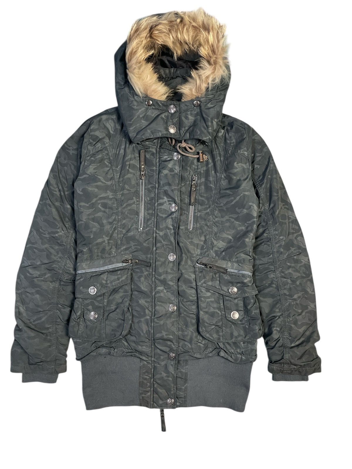 If Six Was Nine 2000s Japanese Brand Vence Fur Multipocket Punk Jacket Size US S / EU 44-46 / 1 - 1 Thumbnail