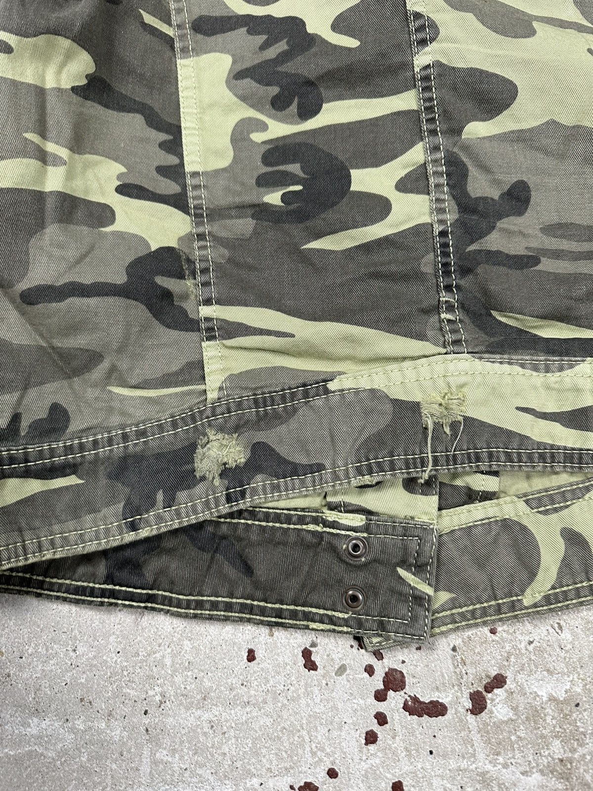 Other Vintage Y2K Camo Asymmetrical Moto Biker Reworked Jacket Size US S / EU 44-46 / 1 - 13 Thumbnail