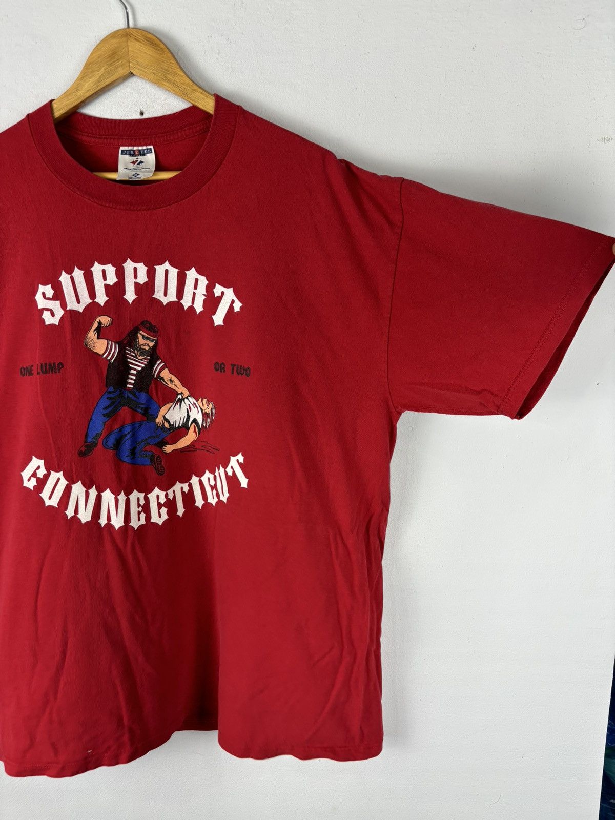 Vintage Vintage Support Connecticut Rare Tee Size US L / EU 52-54 / 3 - 6 Thumbnail