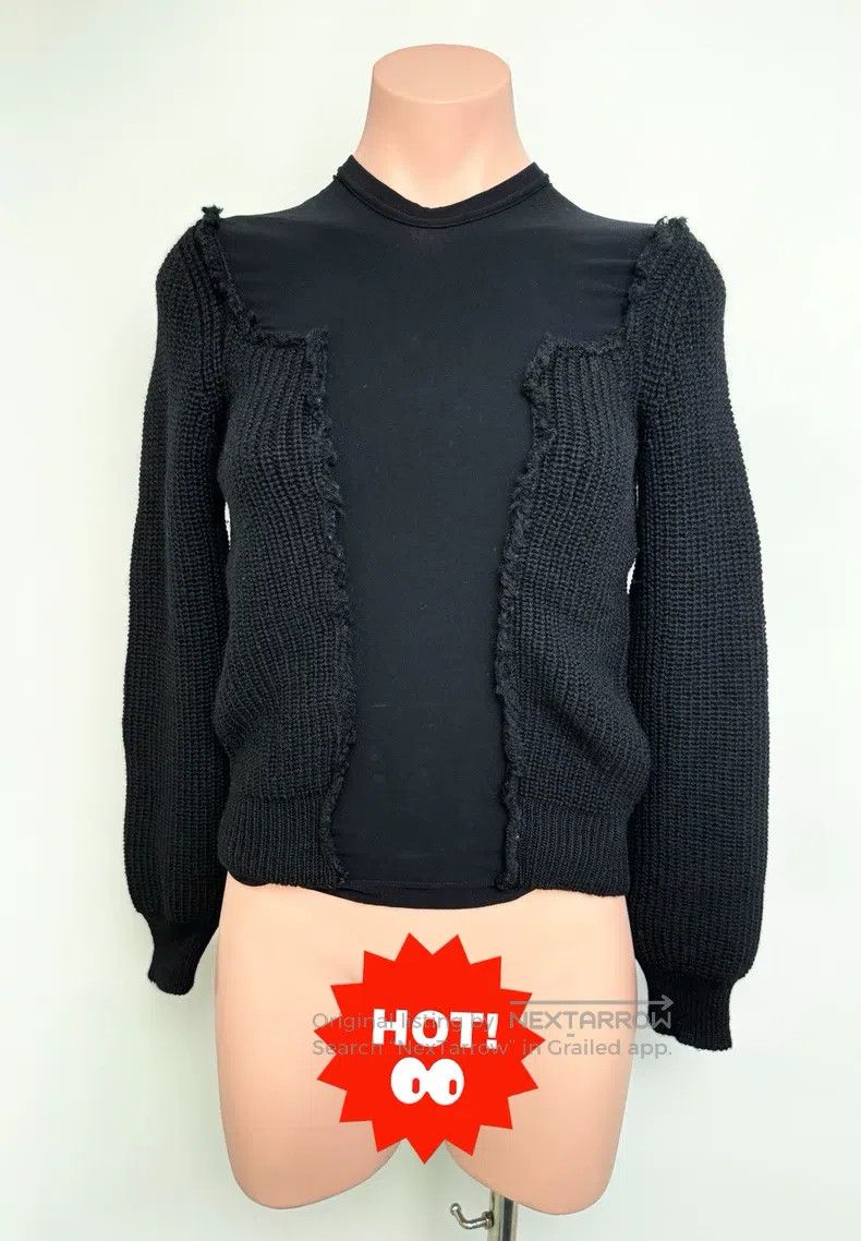 Comme des Garcons Comme Des Garcons Mixed material patchwork knit Size S / US 4 / IT 40 - 1 Thumbnail