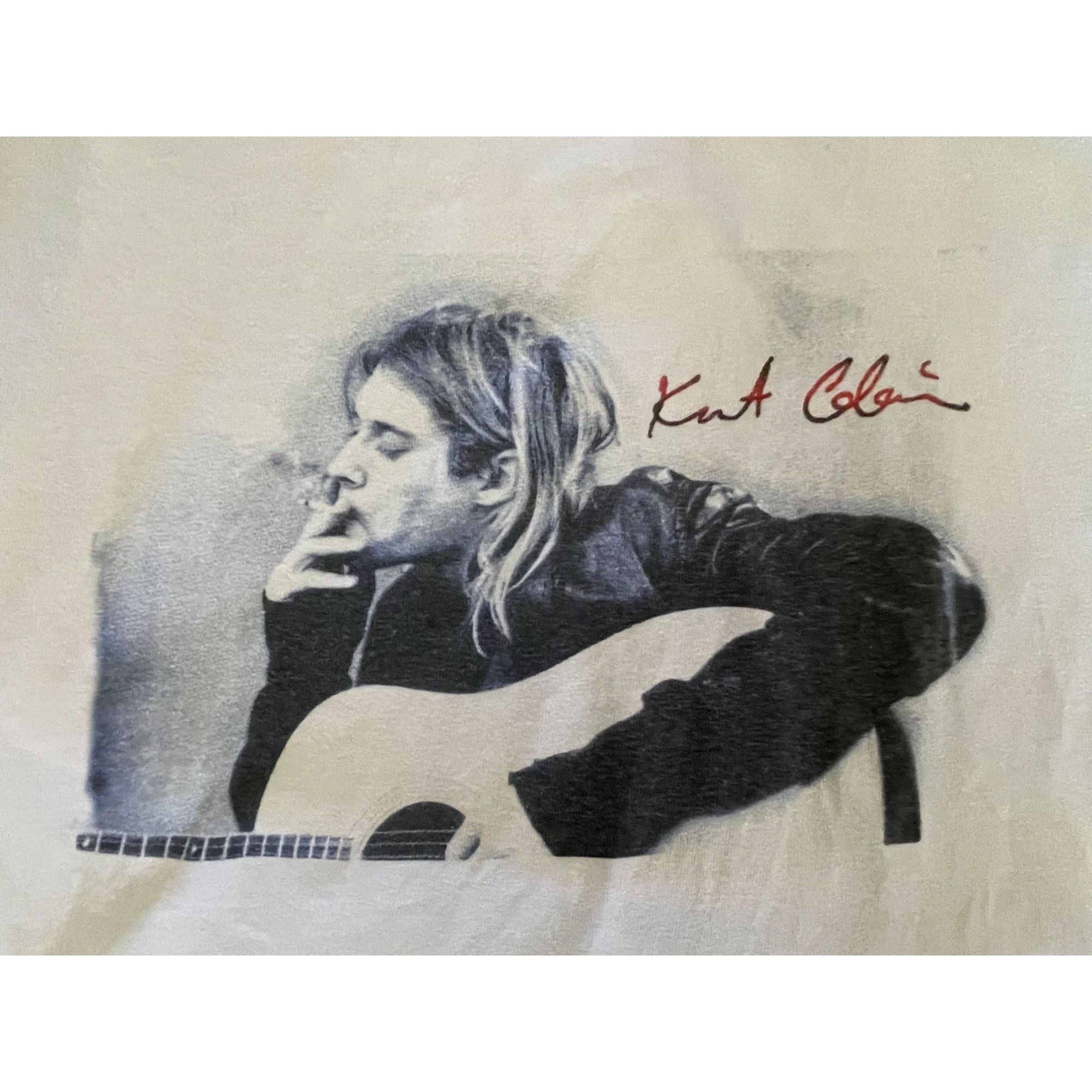 Anvil Vintage Kurt Cobain x Nirvana 2003 Jagstang Left-Handed Guit Size US XL / EU 56 / 4 - 5 Thumbnail